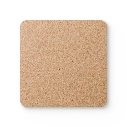 Football Chalkboard Strategy Corkwood Coaster Set
