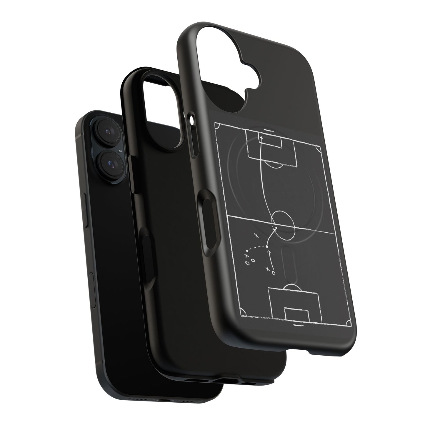 Football Chalkboard Tactics Phone Case —  Magnetic Tough Case