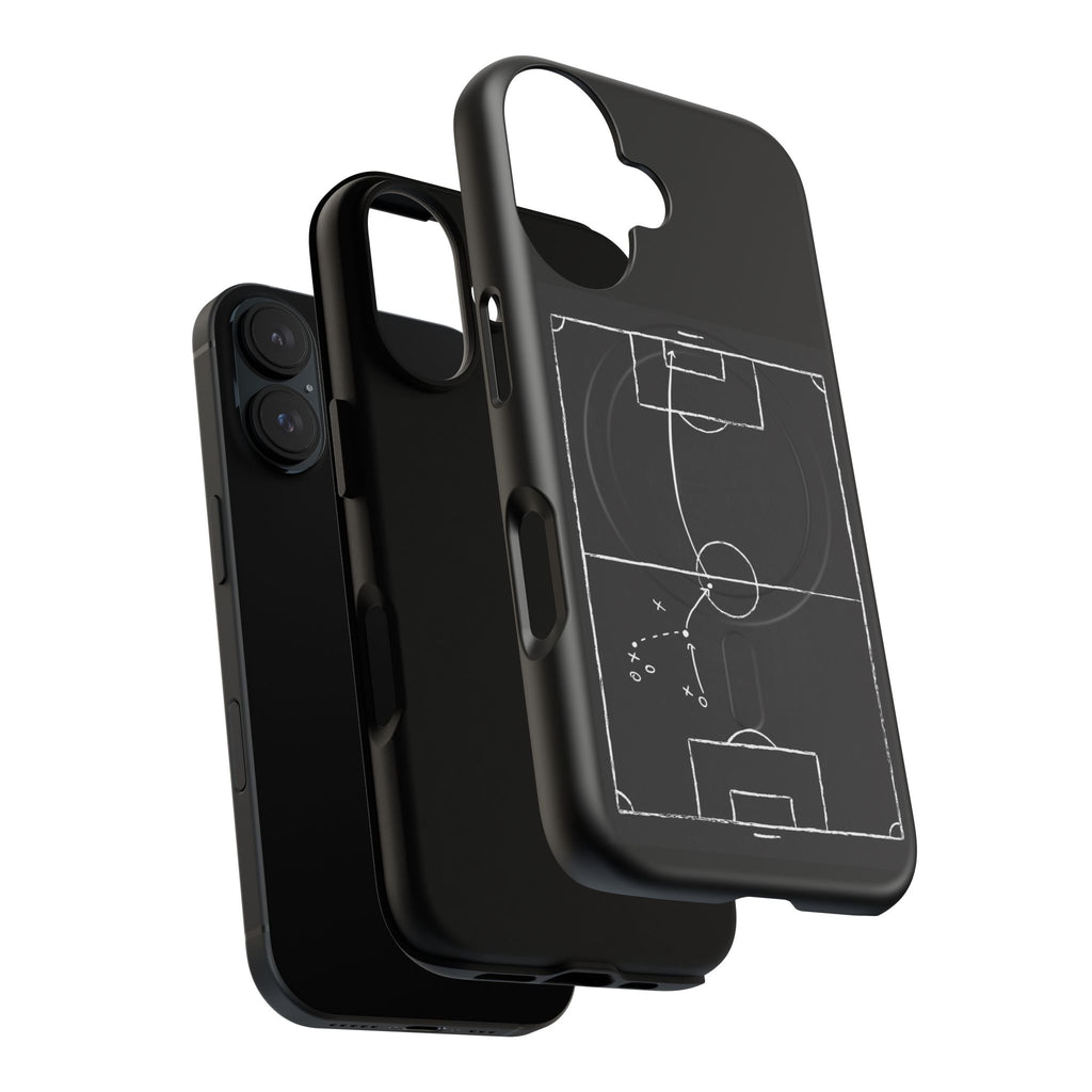 Football Chalkboard Tactics Phone Case —  Magnetic Tough Case