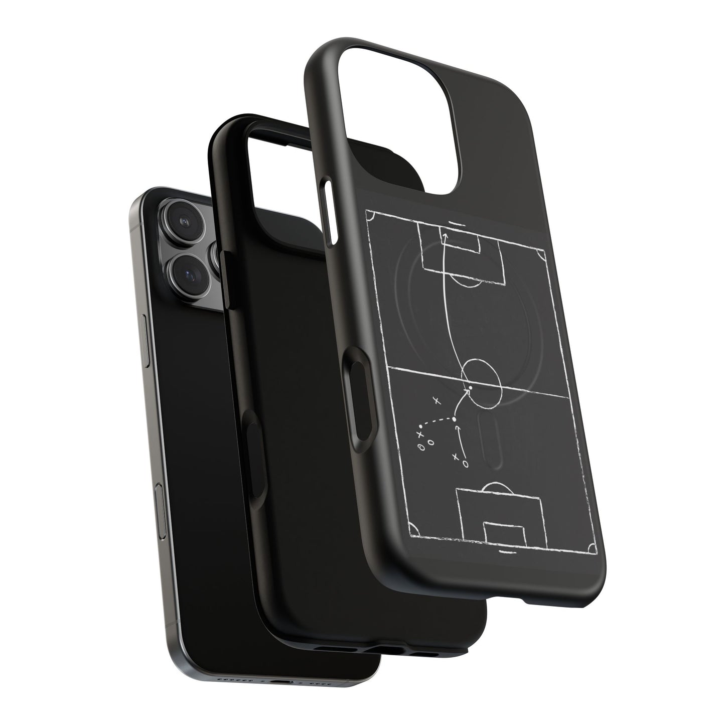 Football Chalkboard Tactics Phone Case —  Magnetic Tough Case