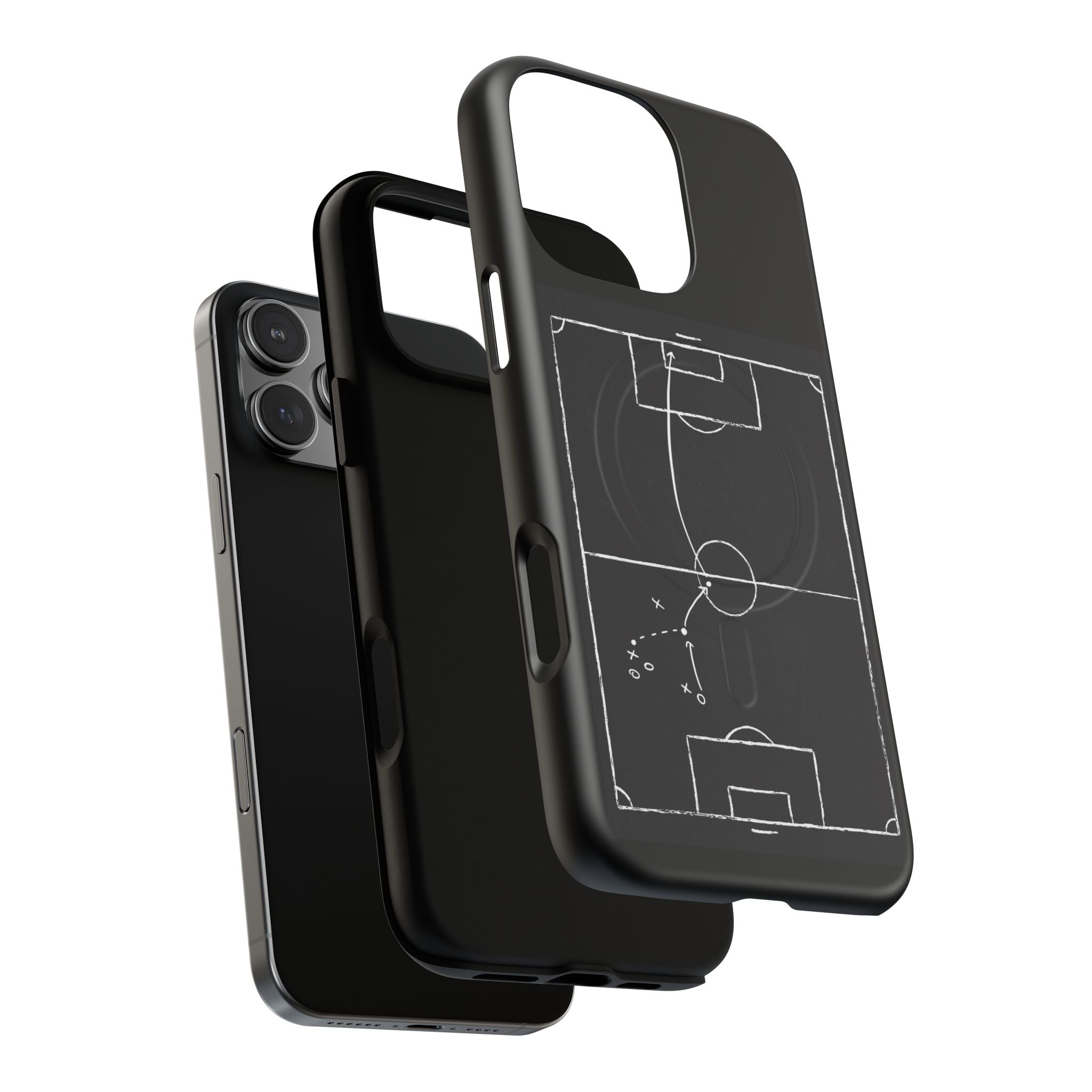 Football Chalkboard Tactics Phone Case —  Magnetic Tough Case