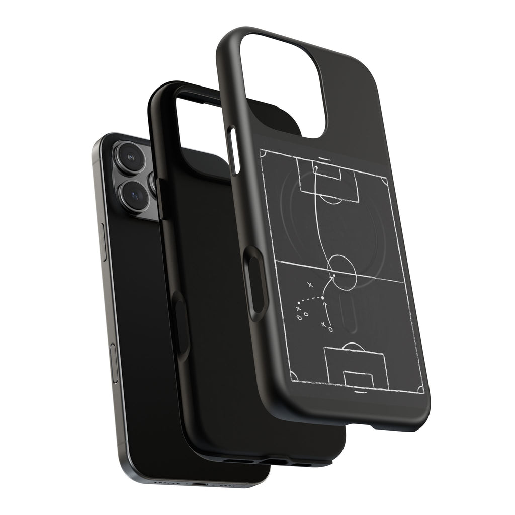 Football Chalkboard Tactics Phone Case —  Magnetic Tough Case