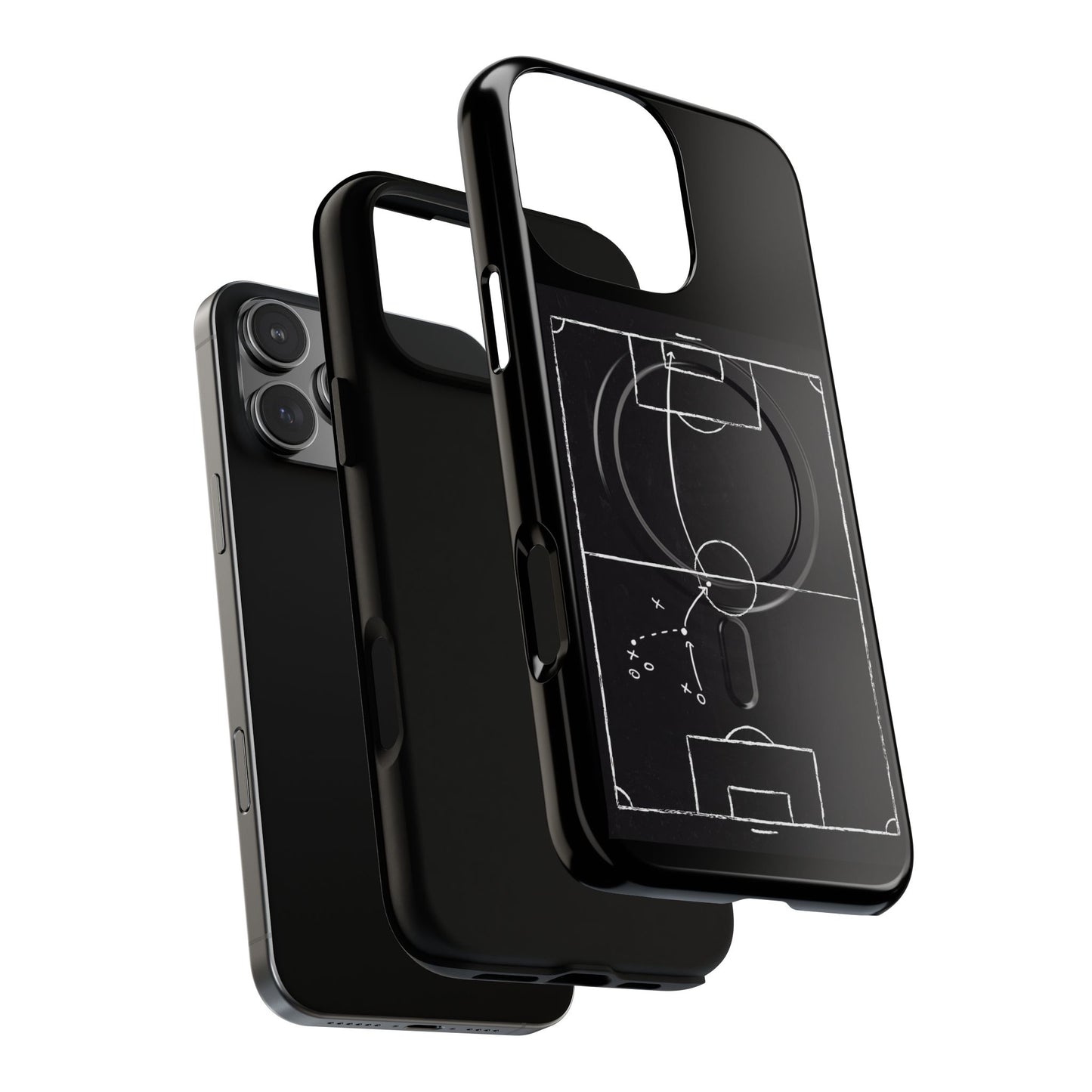 Football Chalkboard Tactics Phone Case —  Magnetic Tough Case