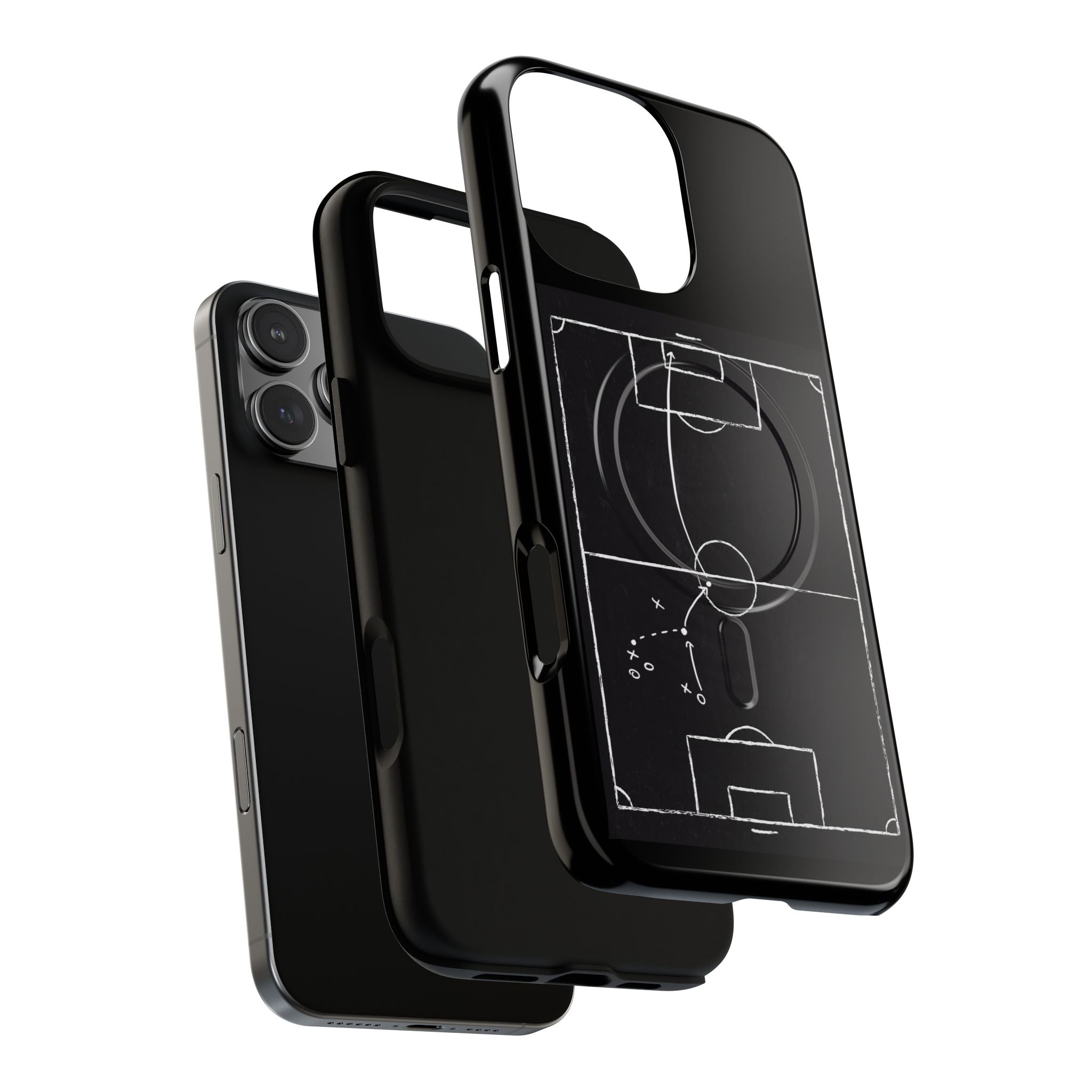 Football Chalkboard Tactics Phone Case —  Magnetic Tough Case