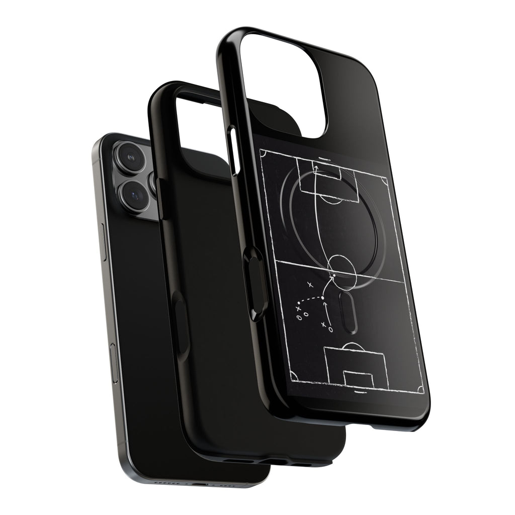 Football Chalkboard Tactics Phone Case —  Magnetic Tough Case