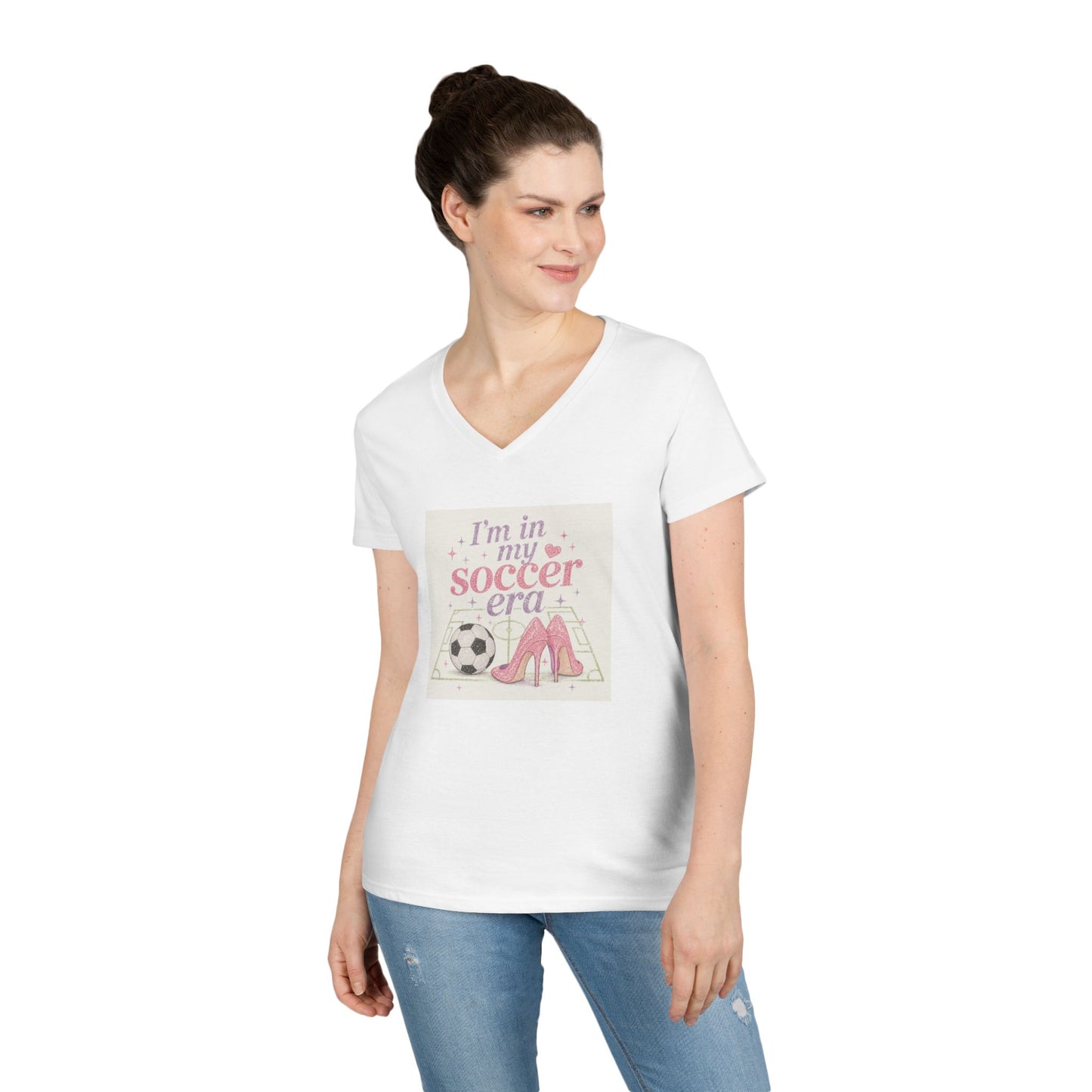 I'm in My Soccer Era V-Neck Tee