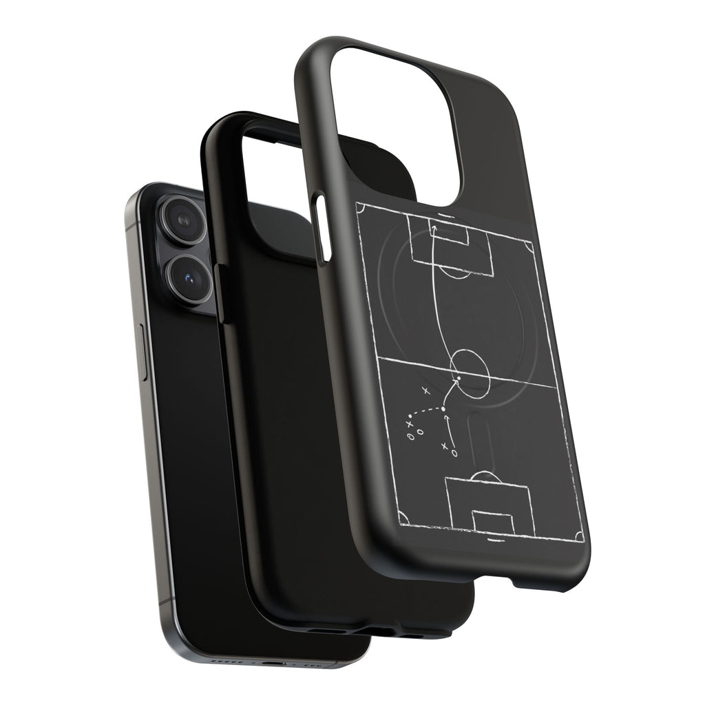 Football Chalkboard Tactics Phone Case —  Magnetic Tough Case