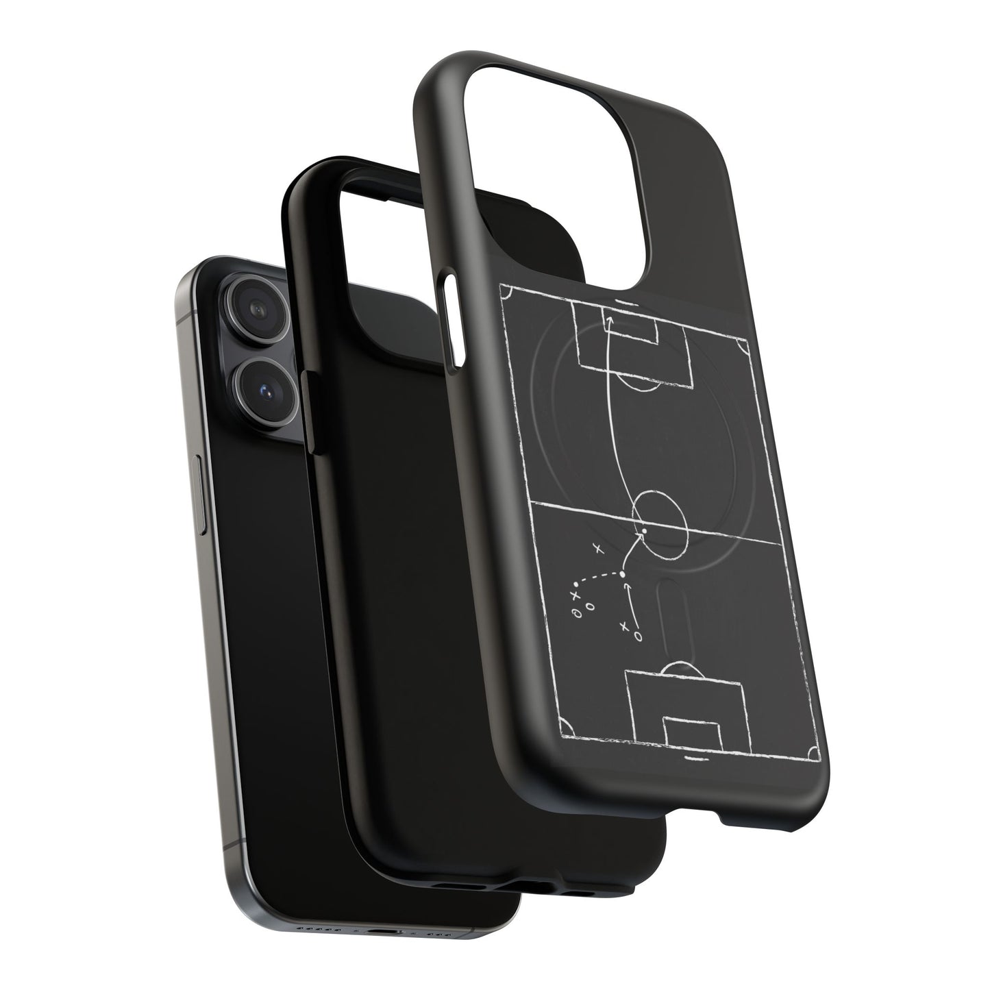 Football Chalkboard Tactics Phone Case —  Magnetic Tough Case