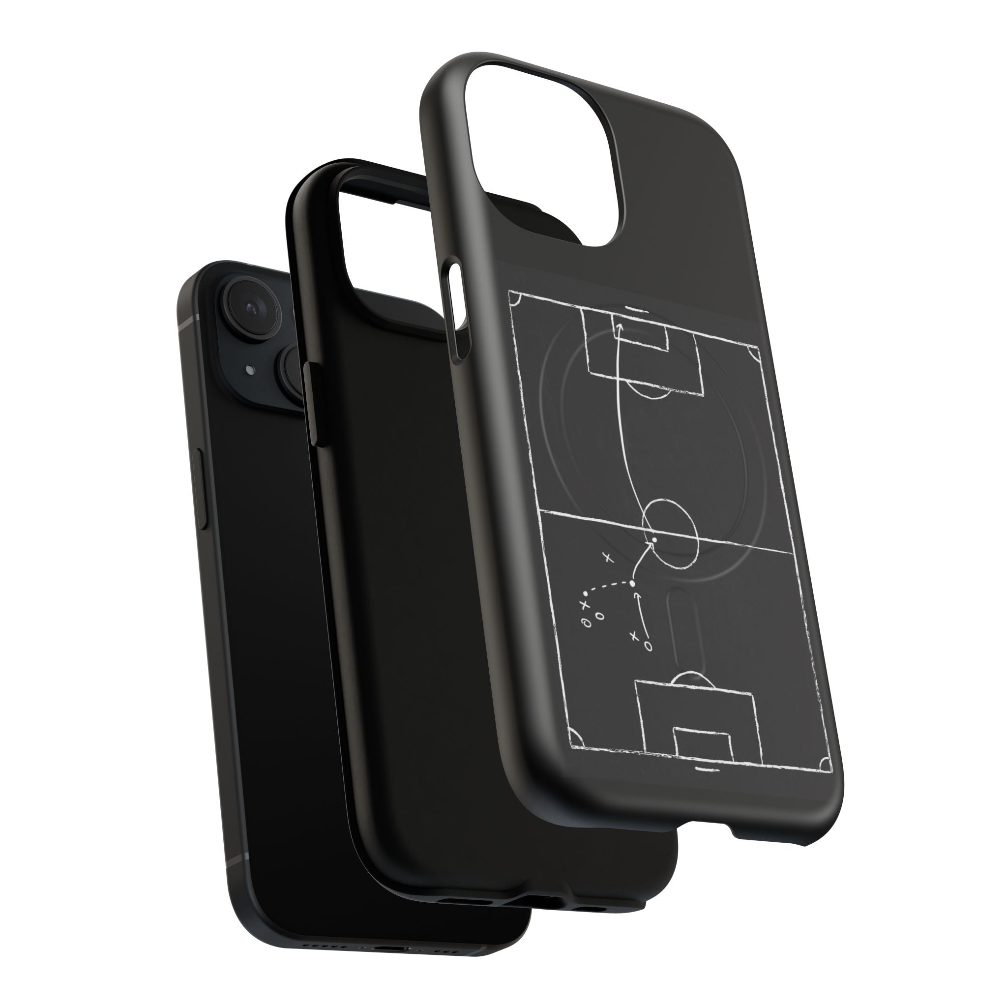 Football Chalkboard Tactics Phone Case —  Magnetic Tough Case
