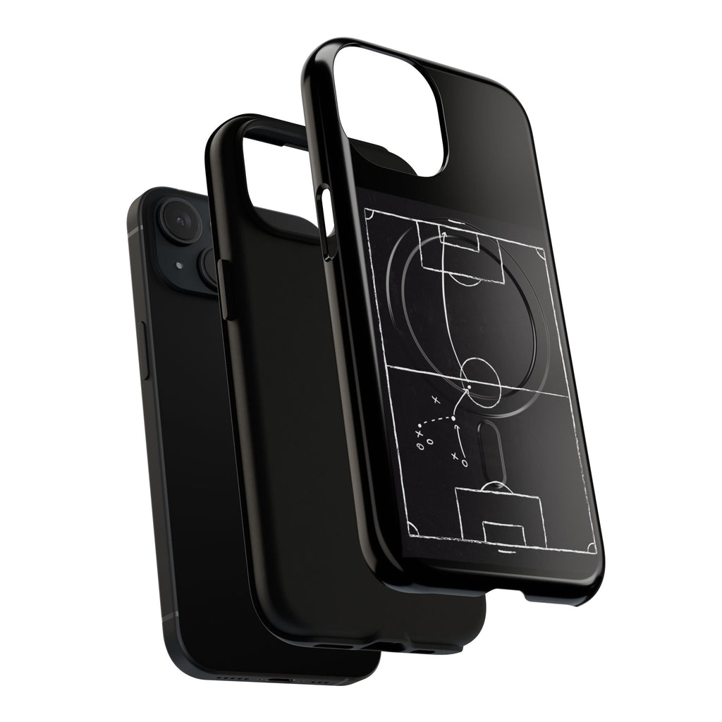 Football Chalkboard Tactics Phone Case —  Magnetic Tough Case