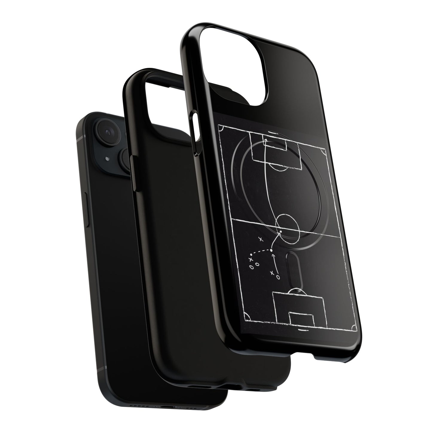 Football Chalkboard Tactics Phone Case —  Magnetic Tough Case