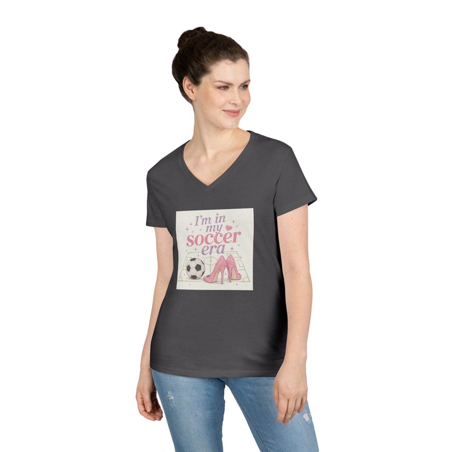 I'm in My Soccer Era V-Neck Tee