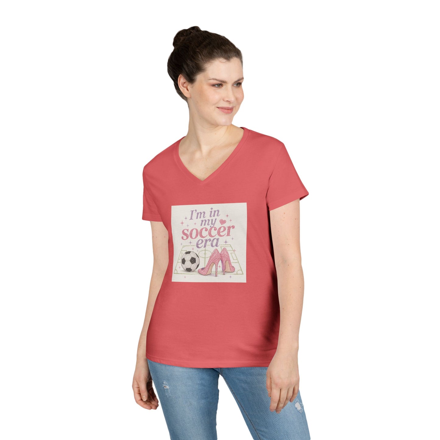 I'm in My Soccer Era V-Neck Tee