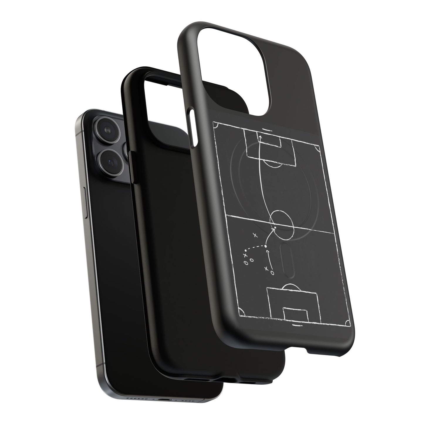Football Chalkboard Tactics Phone Case —  Magnetic Tough Case