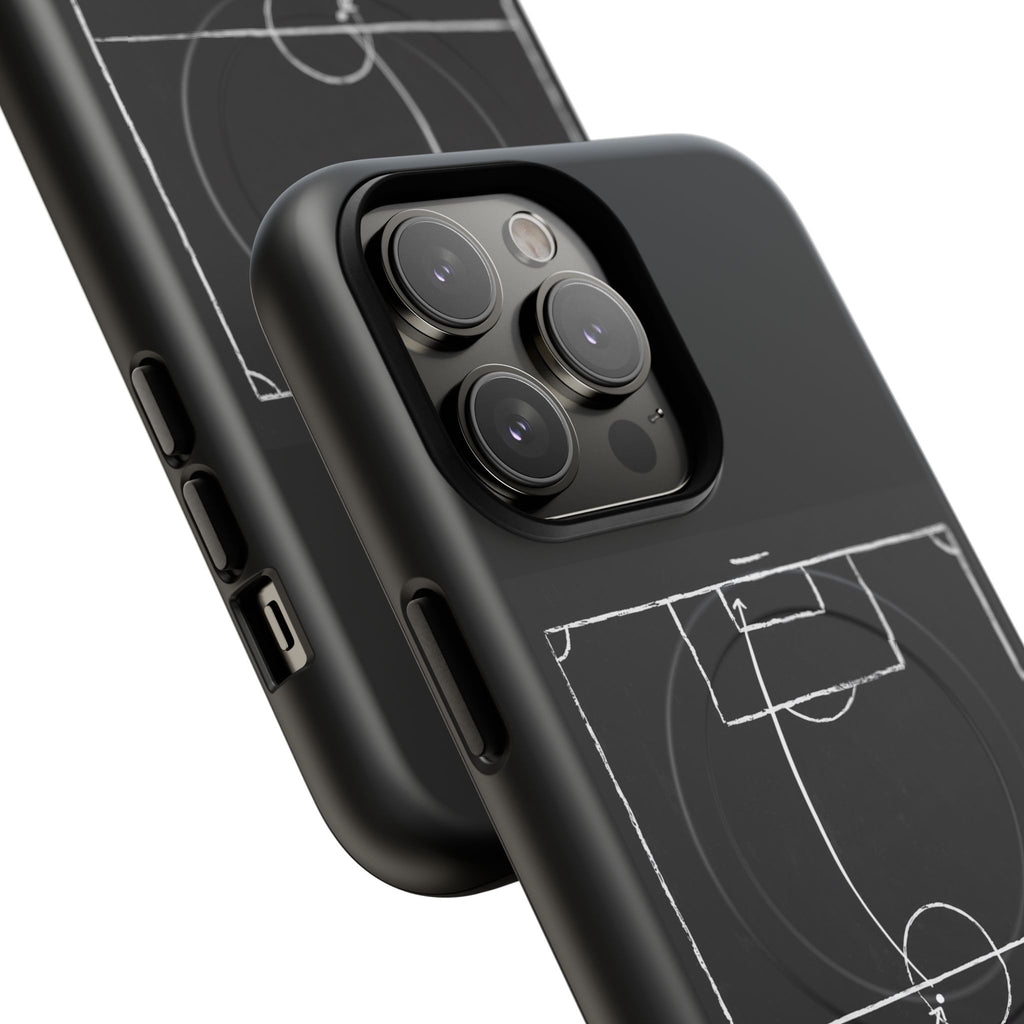 Football Chalkboard Tactics Phone Case —  Magnetic Tough Case