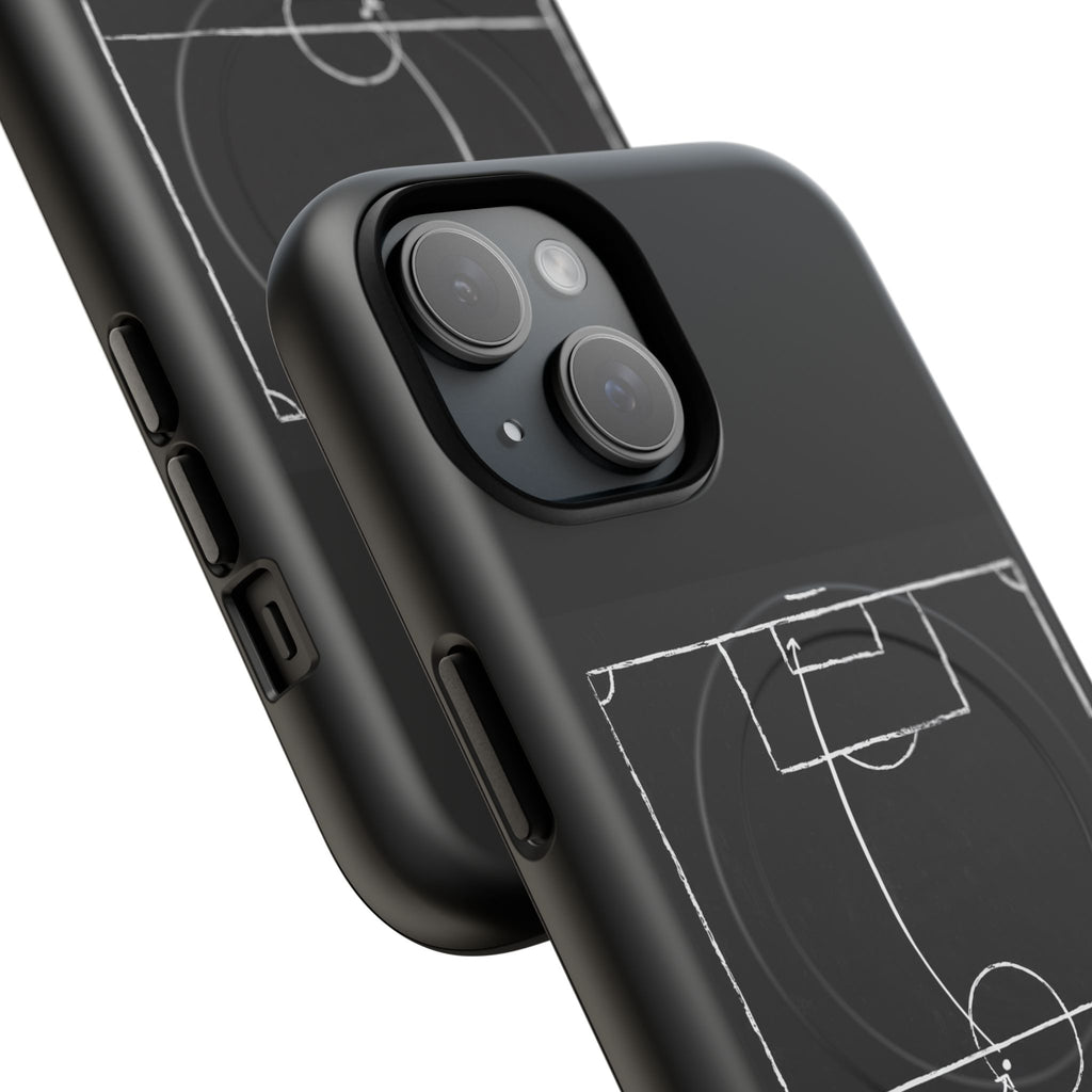 Football Chalkboard Tactics Phone Case —  Magnetic Tough Case