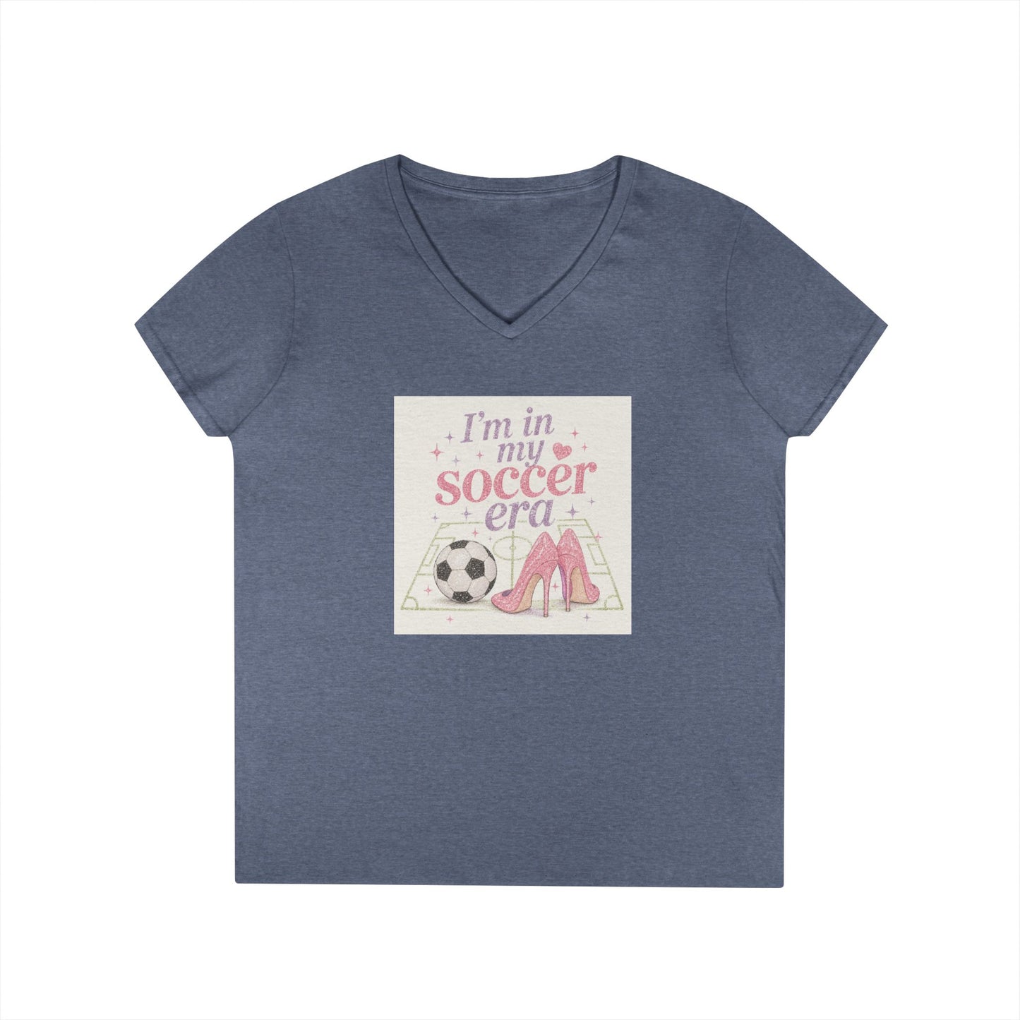 I'm in My Soccer Era V-Neck Tee