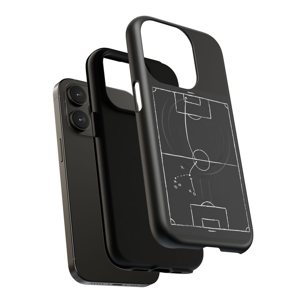 Football Chalkboard Tactics Phone Case —  Magnetic Tough Case