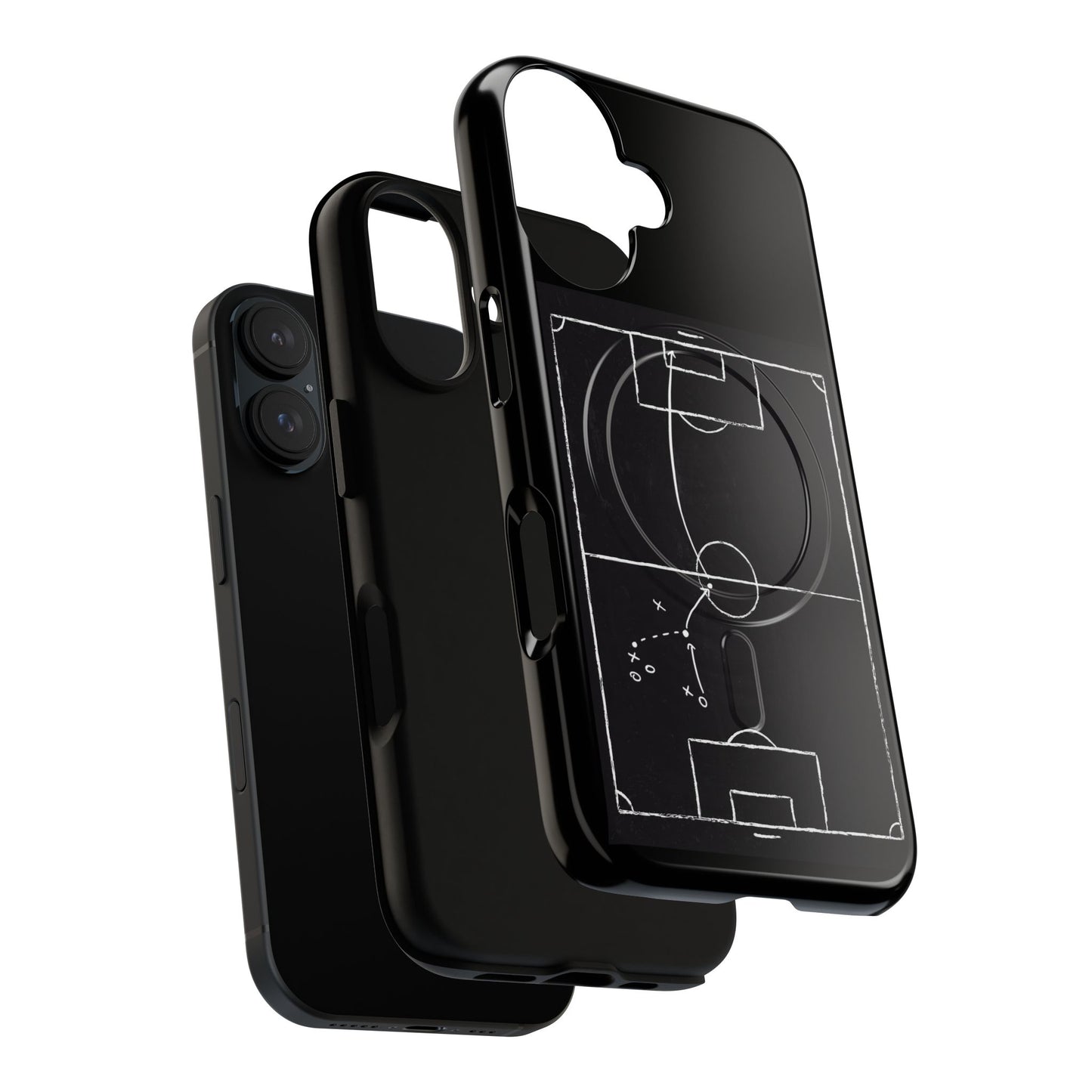 Football Chalkboard Tactics Phone Case —  Magnetic Tough Case