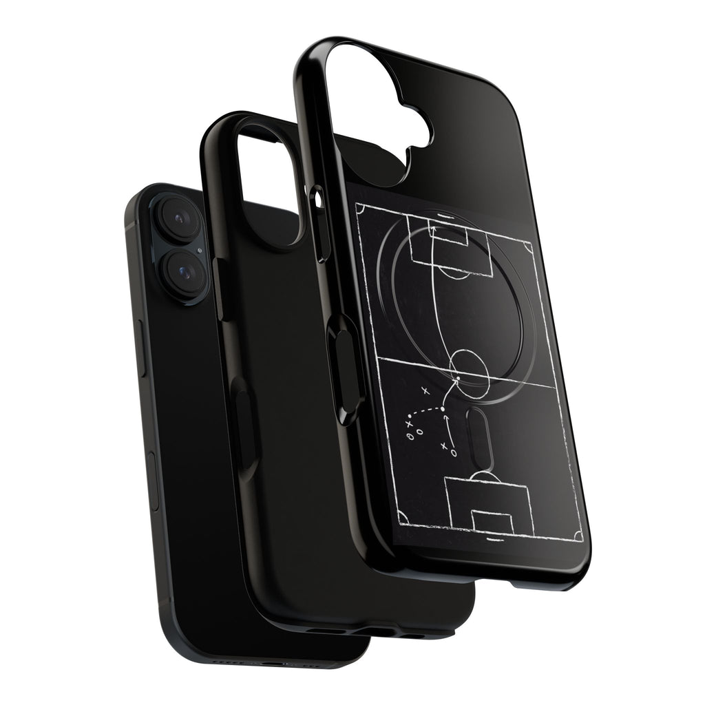 Football Chalkboard Tactics Phone Case —  Magnetic Tough Case