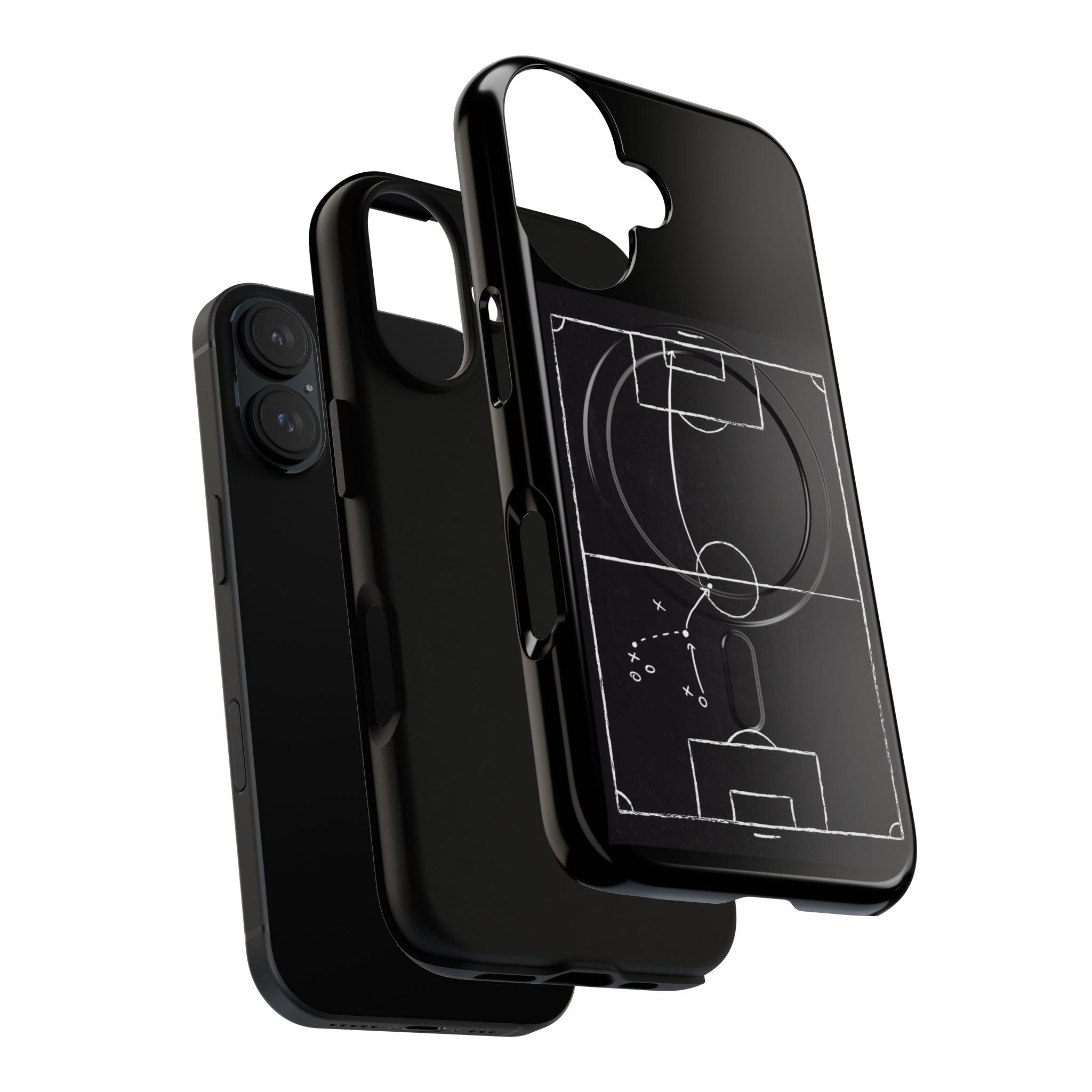 Football Chalkboard Tactics Phone Case —  Magnetic Tough Case