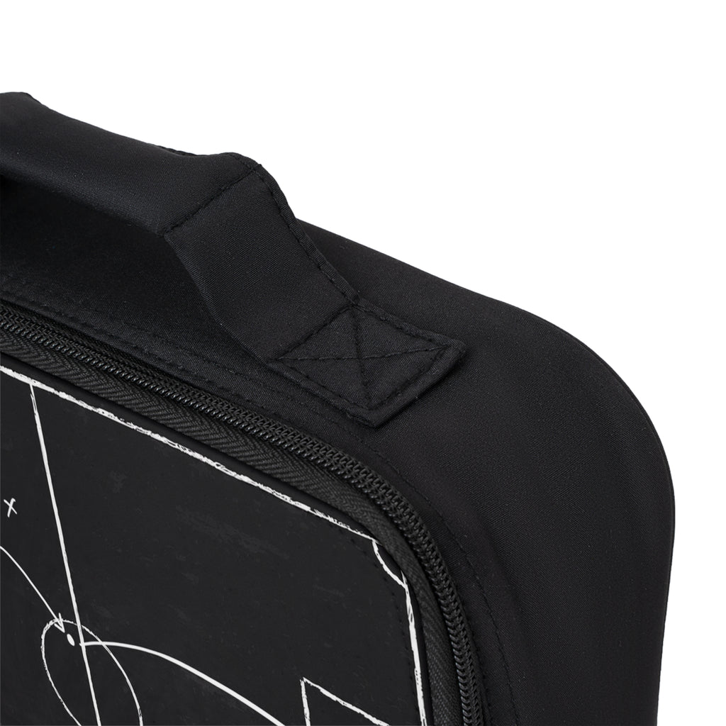 Football Chalkboard Strategy Lunch Bag – Play Diagram Sports Lunchbox