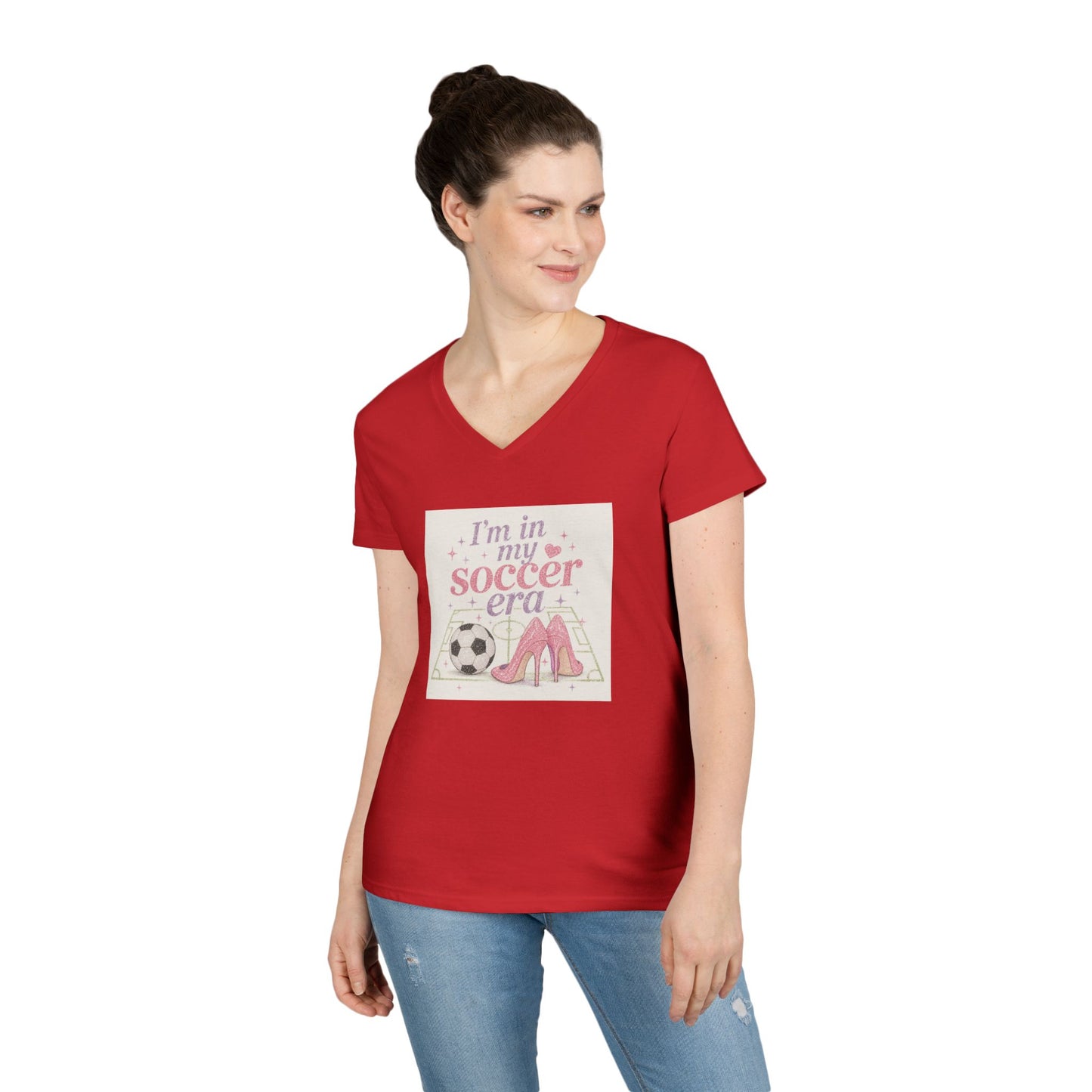 I'm in My Soccer Era V-Neck Tee