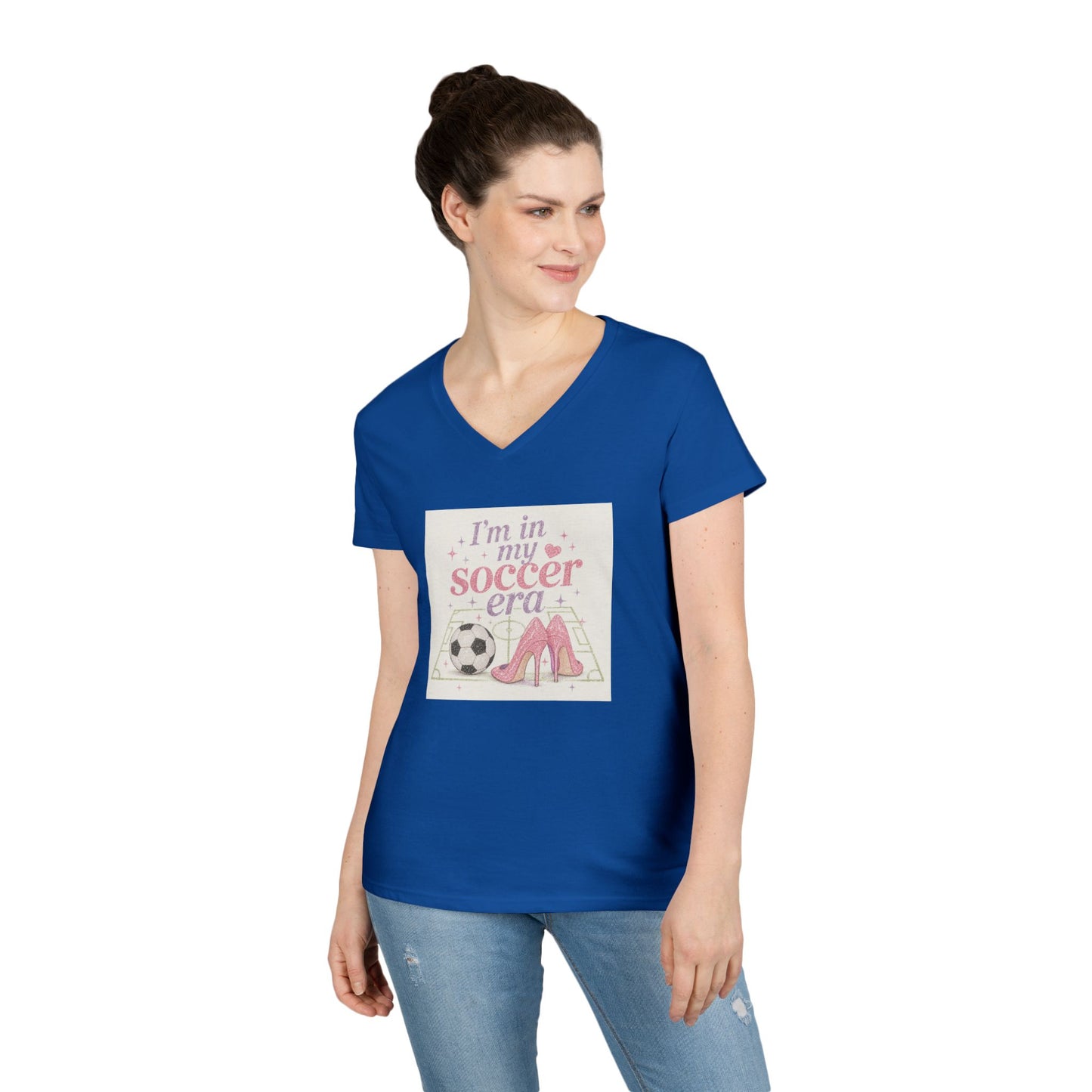 I'm in My Soccer Era V-Neck Tee