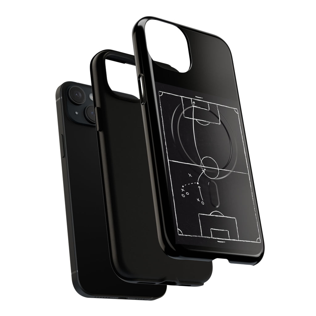 Football Chalkboard Tactics Phone Case —  Magnetic Tough Case
