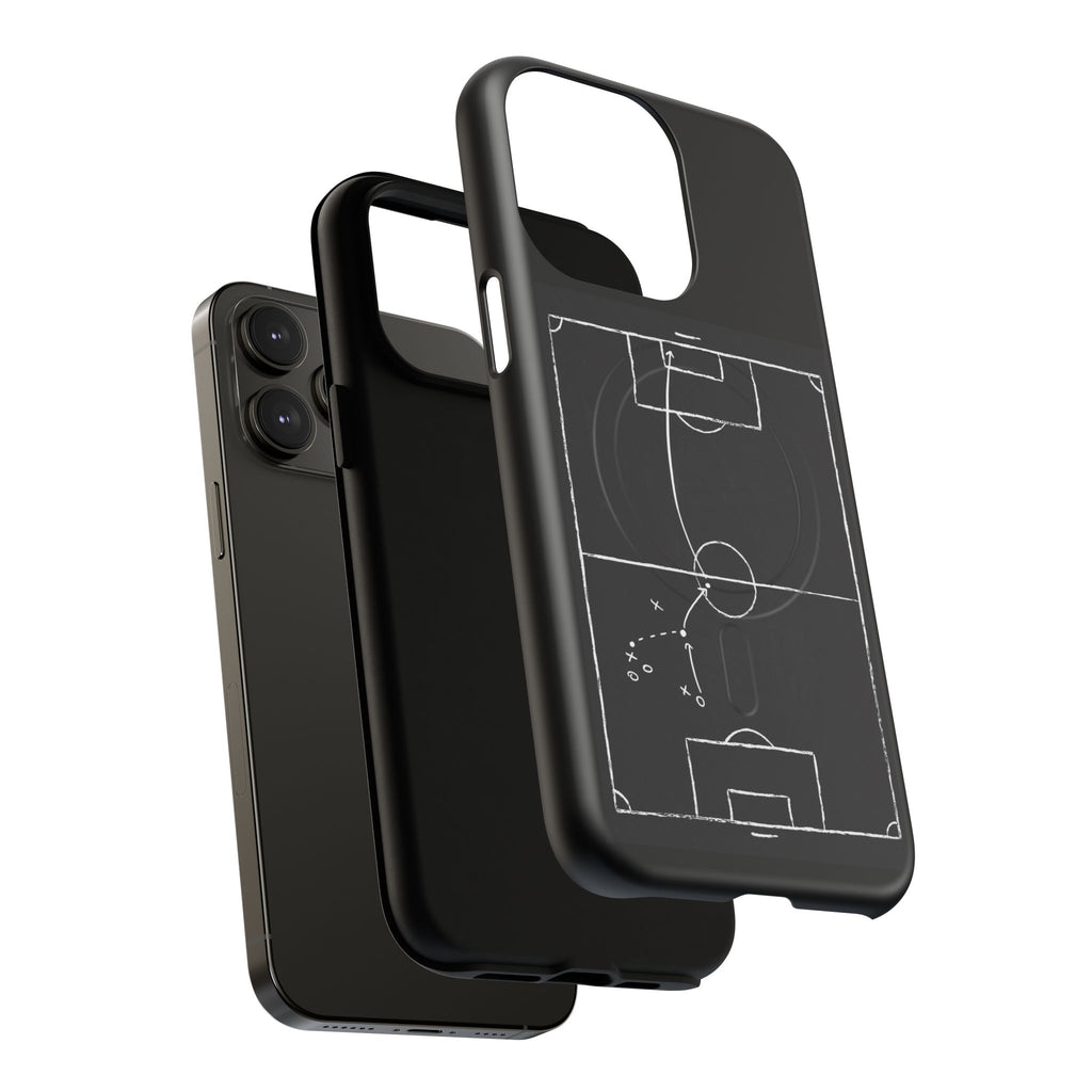 Football Chalkboard Tactics Phone Case —  Magnetic Tough Case