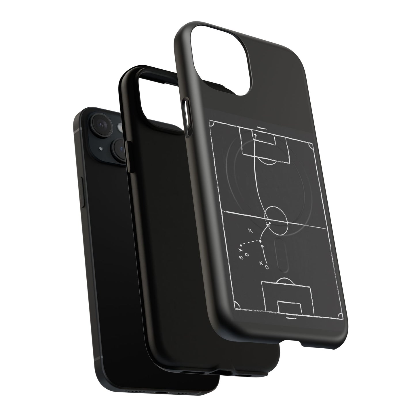 Football Chalkboard Tactics Phone Case —  Magnetic Tough Case