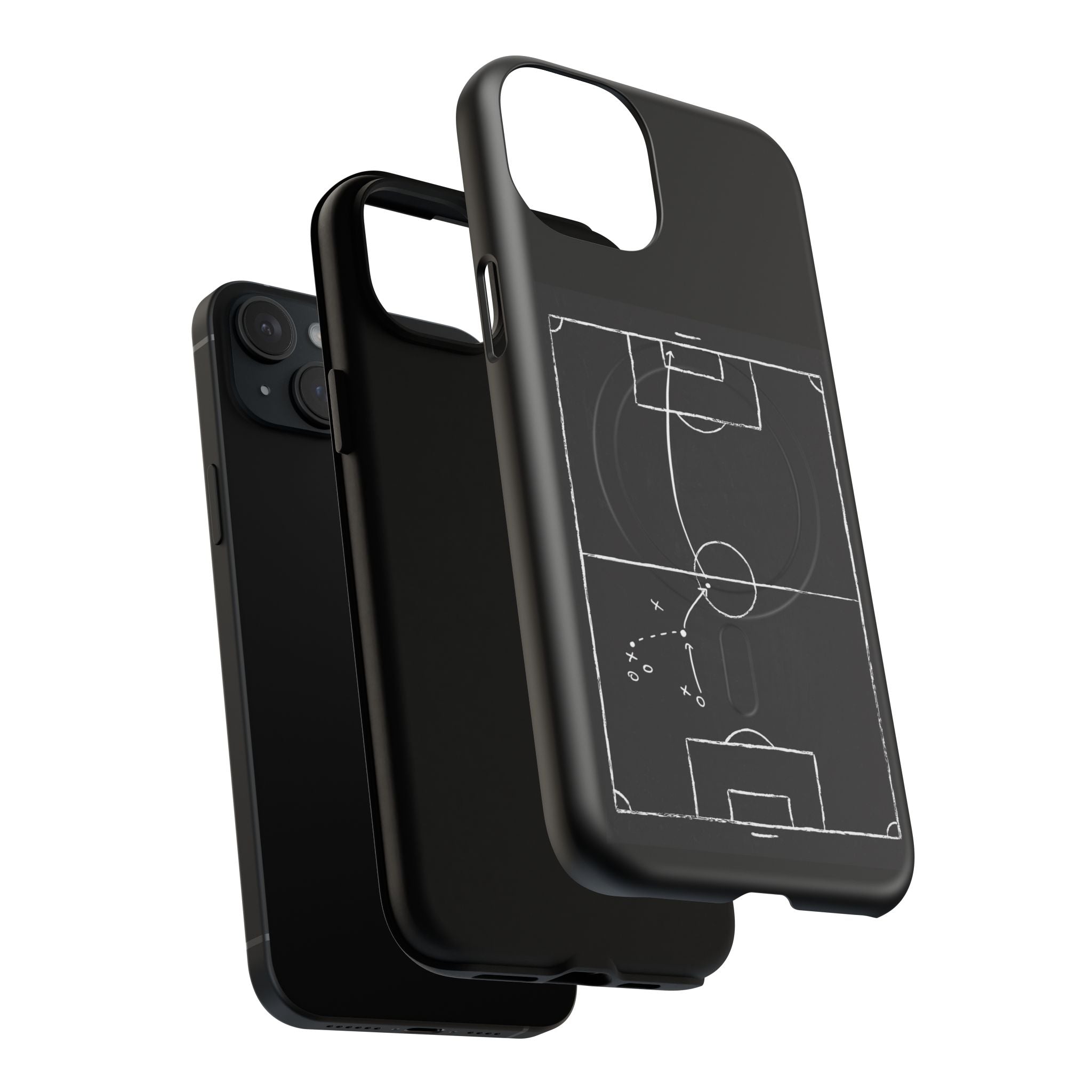 Football Chalkboard Tactics Phone Case —  Magnetic Tough Case