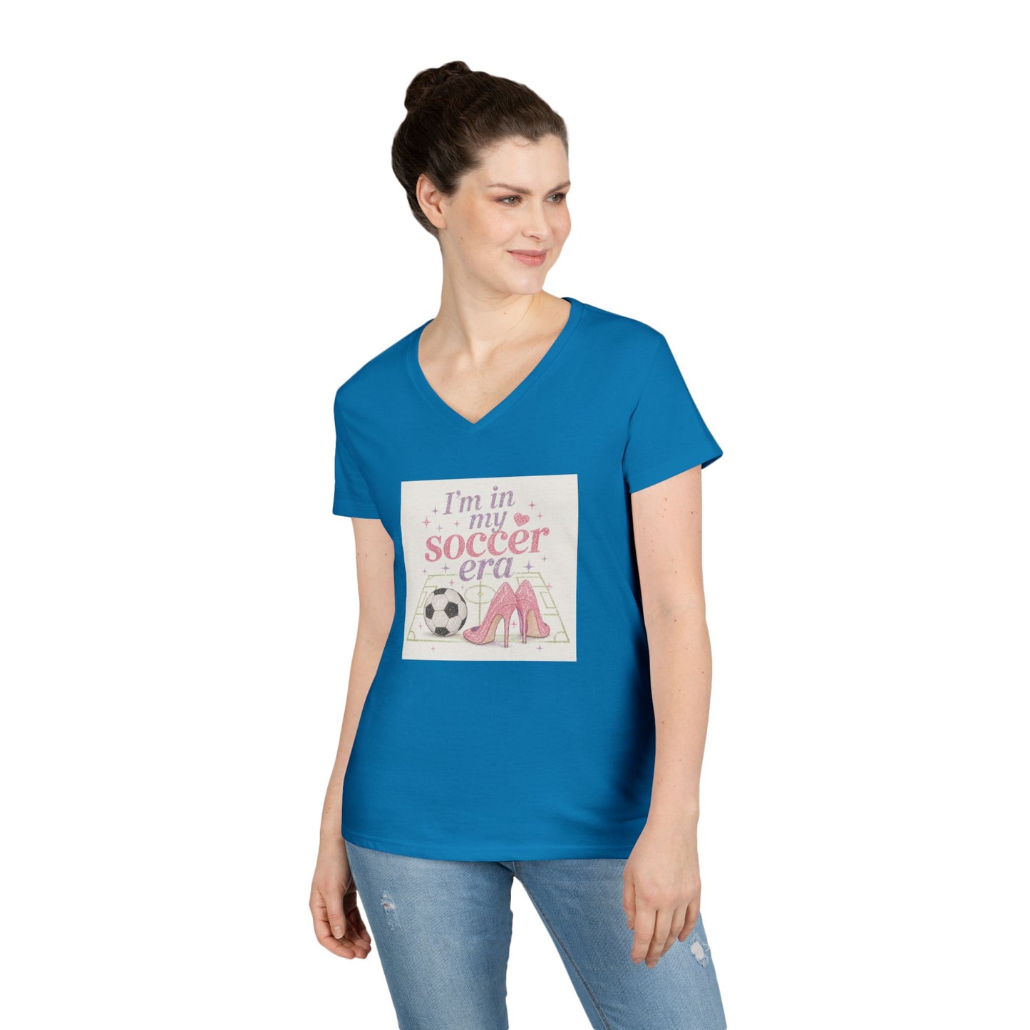 I'm in My Soccer Era V-Neck Tee