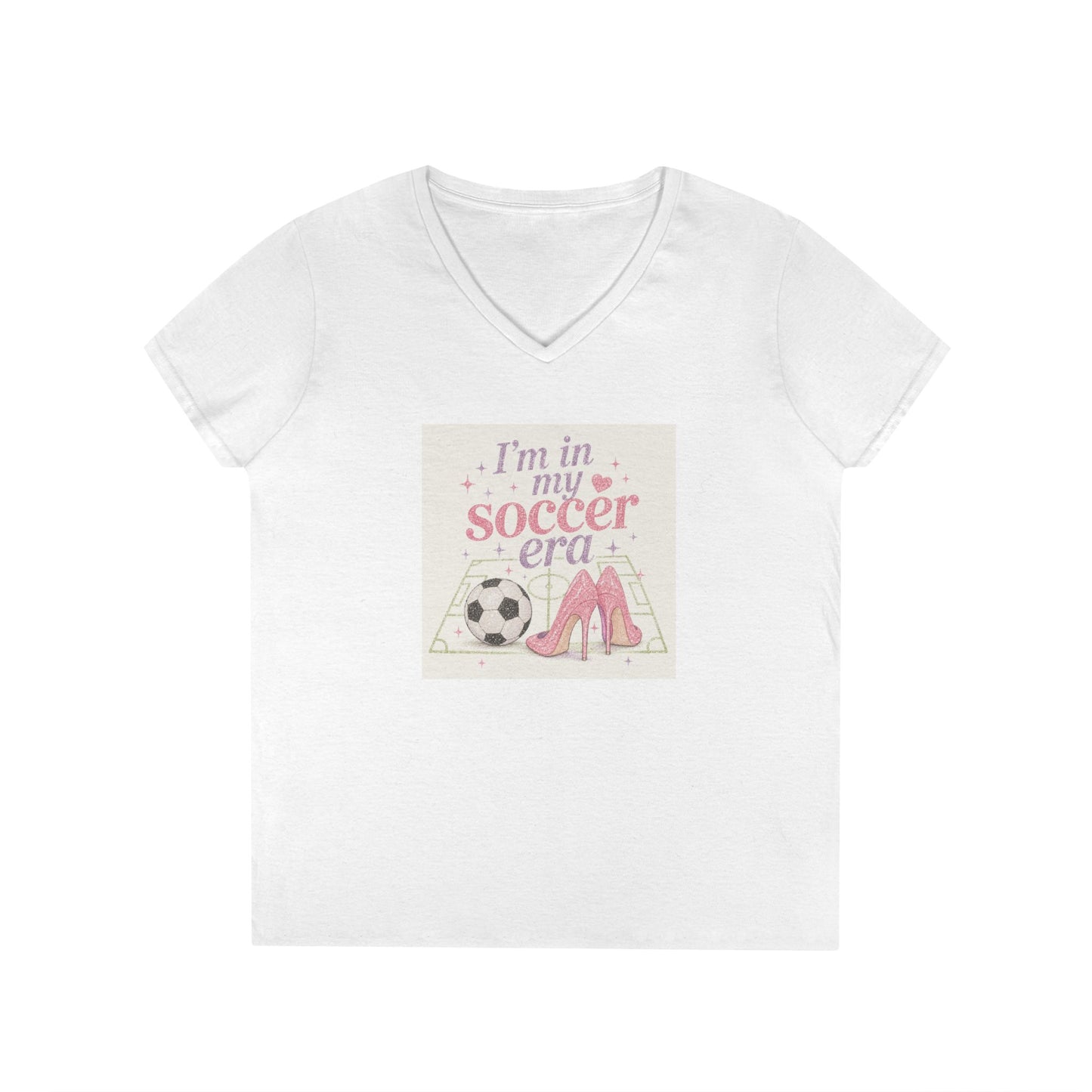 I'm in My Soccer Era V-Neck Tee