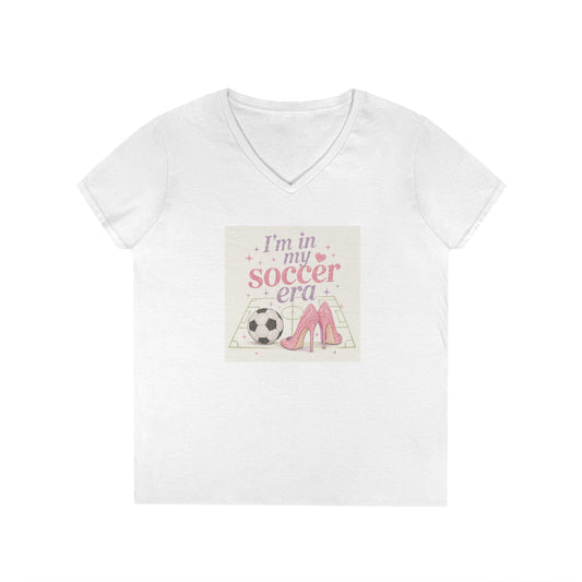 I'm in My Soccer Era V-Neck Tee