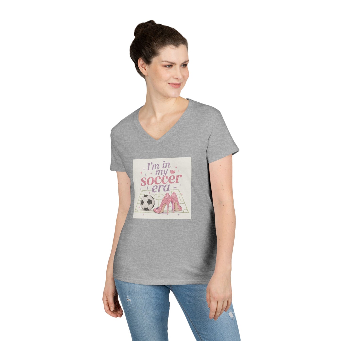 I'm in My Soccer Era V-Neck Tee
