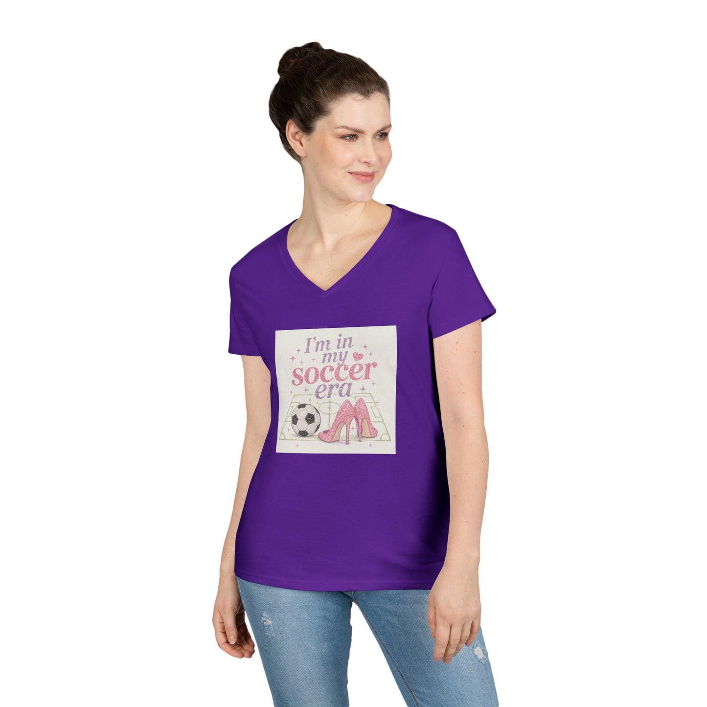 I'm in My Soccer Era V-Neck Tee