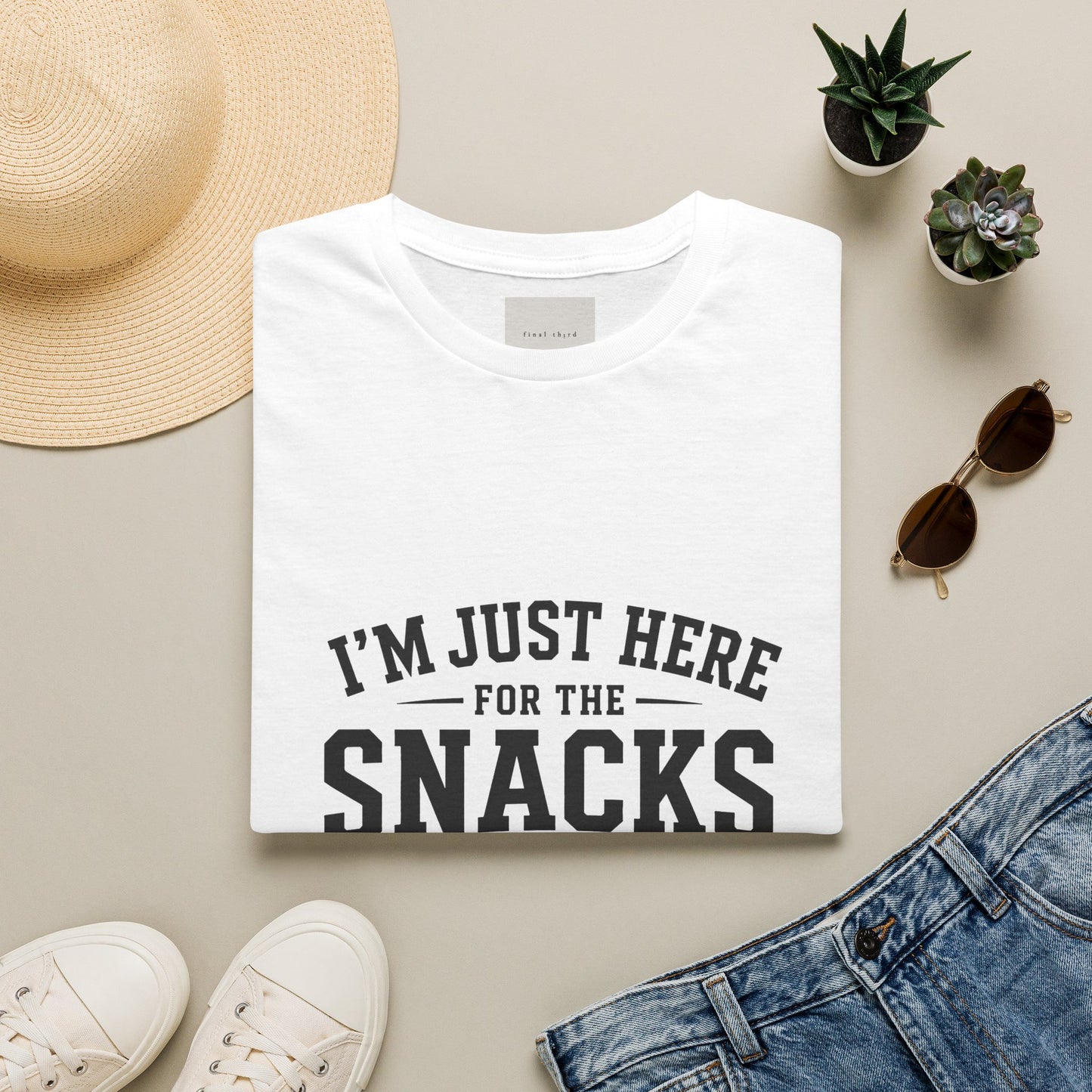 "I’m Just Here for the Snacks" T-Shirt