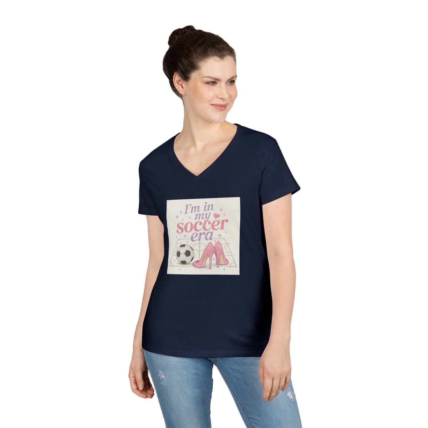 I'm in My Soccer Era V-Neck Tee