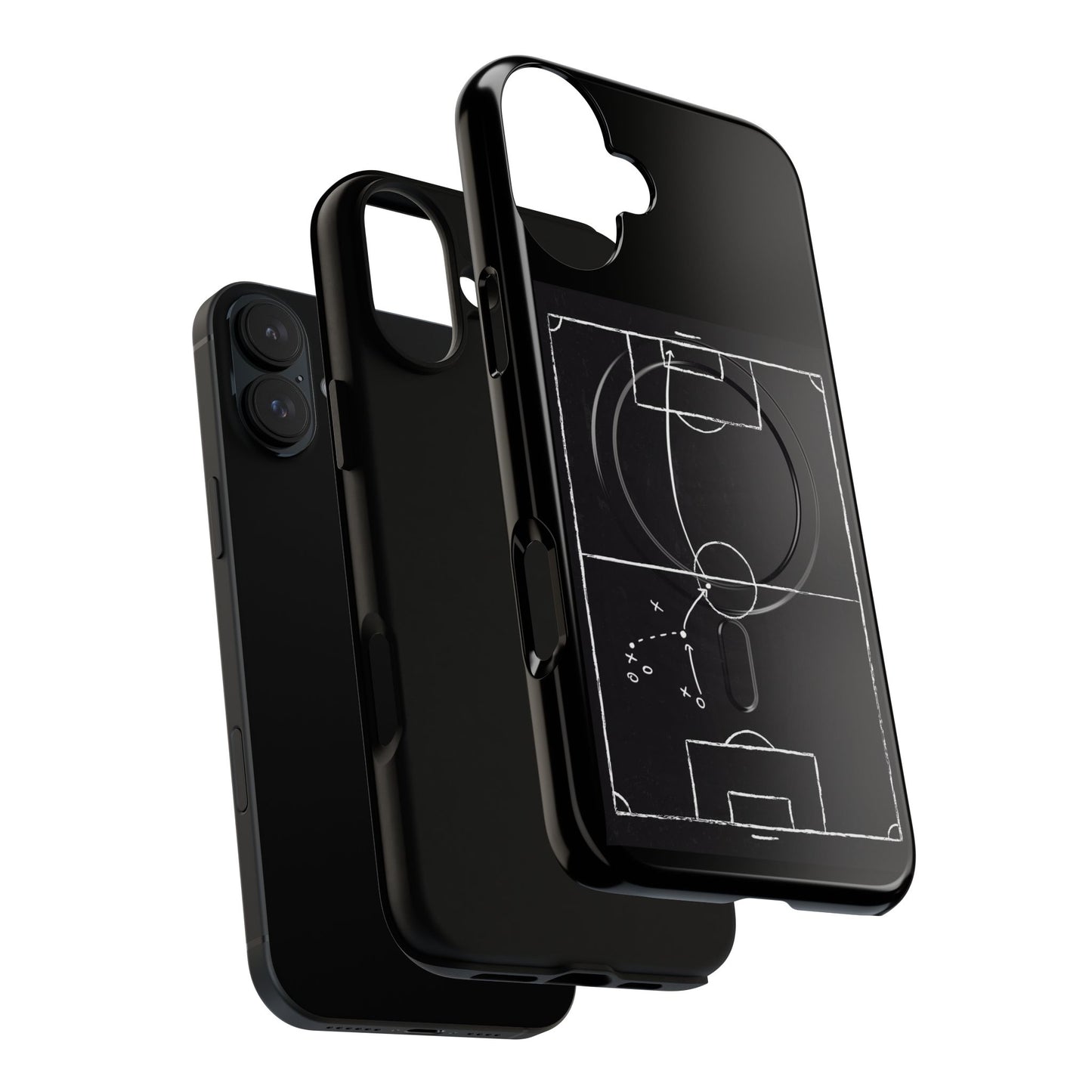 Football Chalkboard Tactics Phone Case —  Magnetic Tough Case