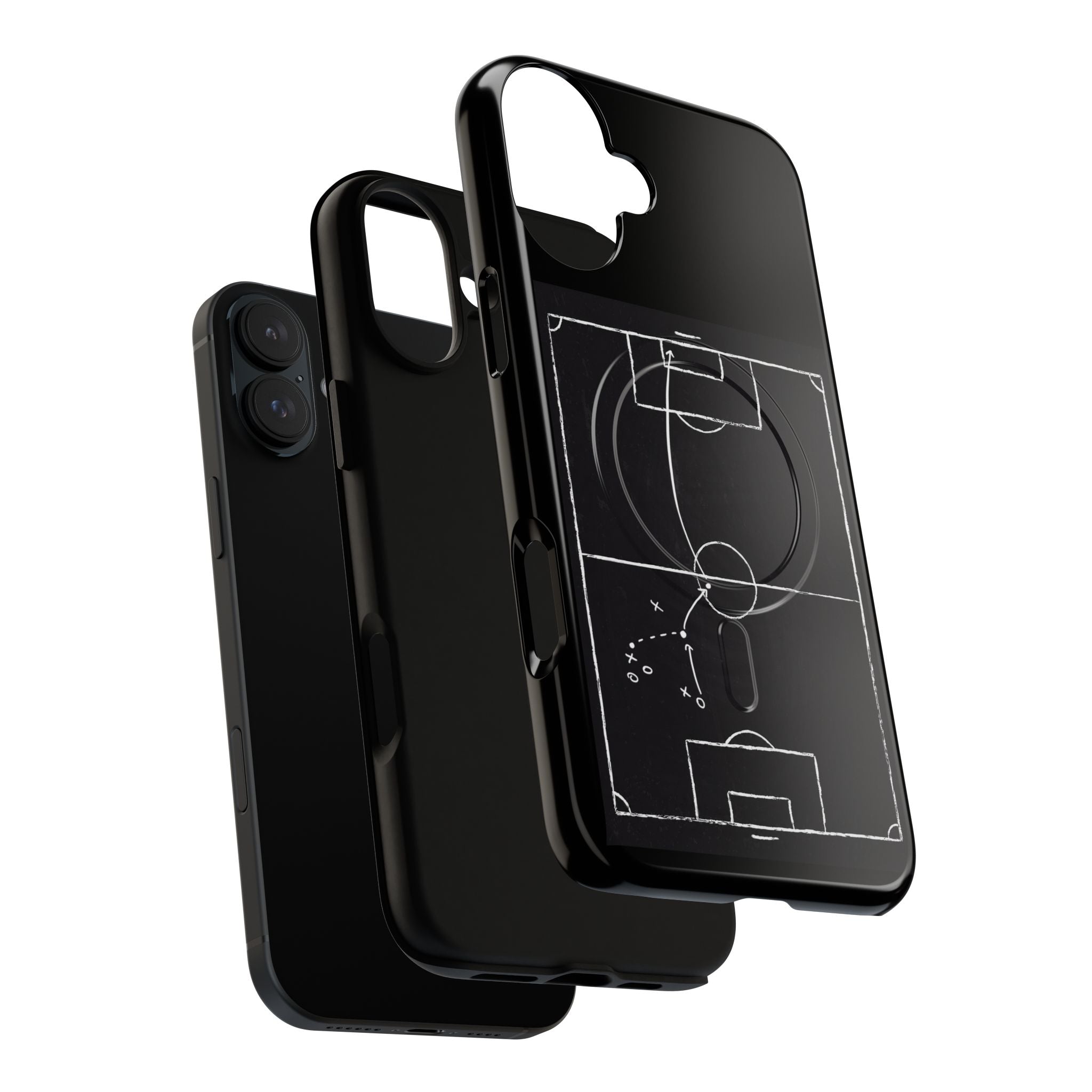 Football Chalkboard Tactics Phone Case —  Magnetic Tough Case