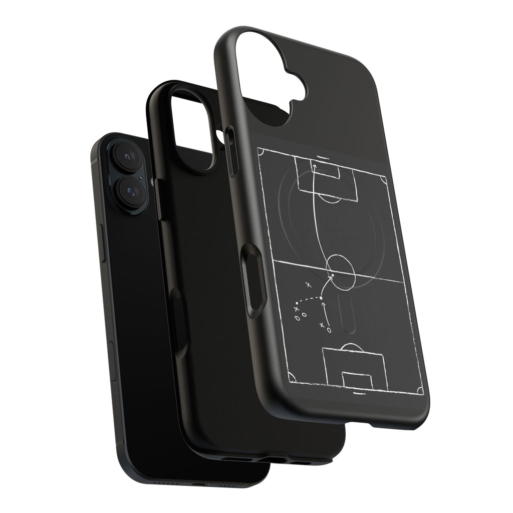 Football Chalkboard Tactics Phone Case —  Magnetic Tough Case