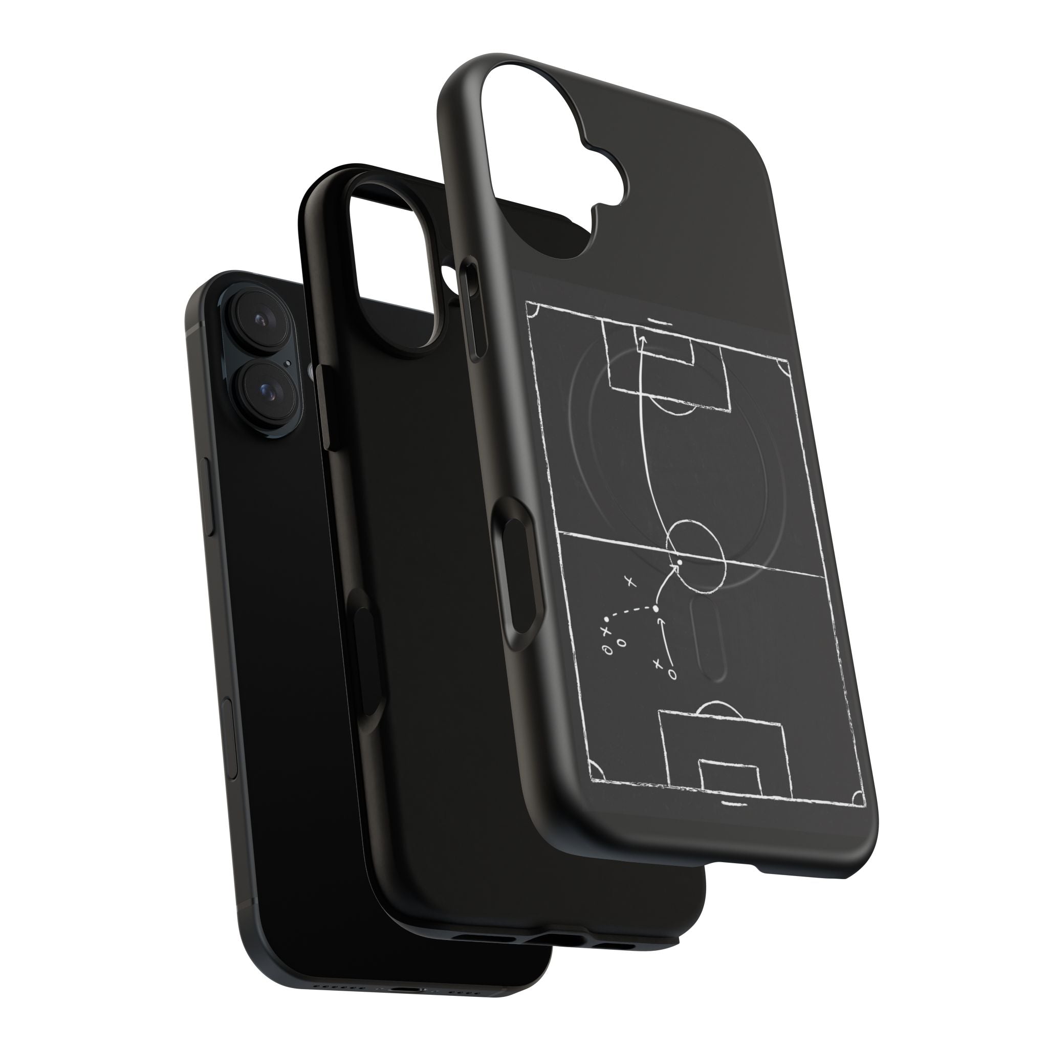 Football Chalkboard Tactics Phone Case —  Magnetic Tough Case