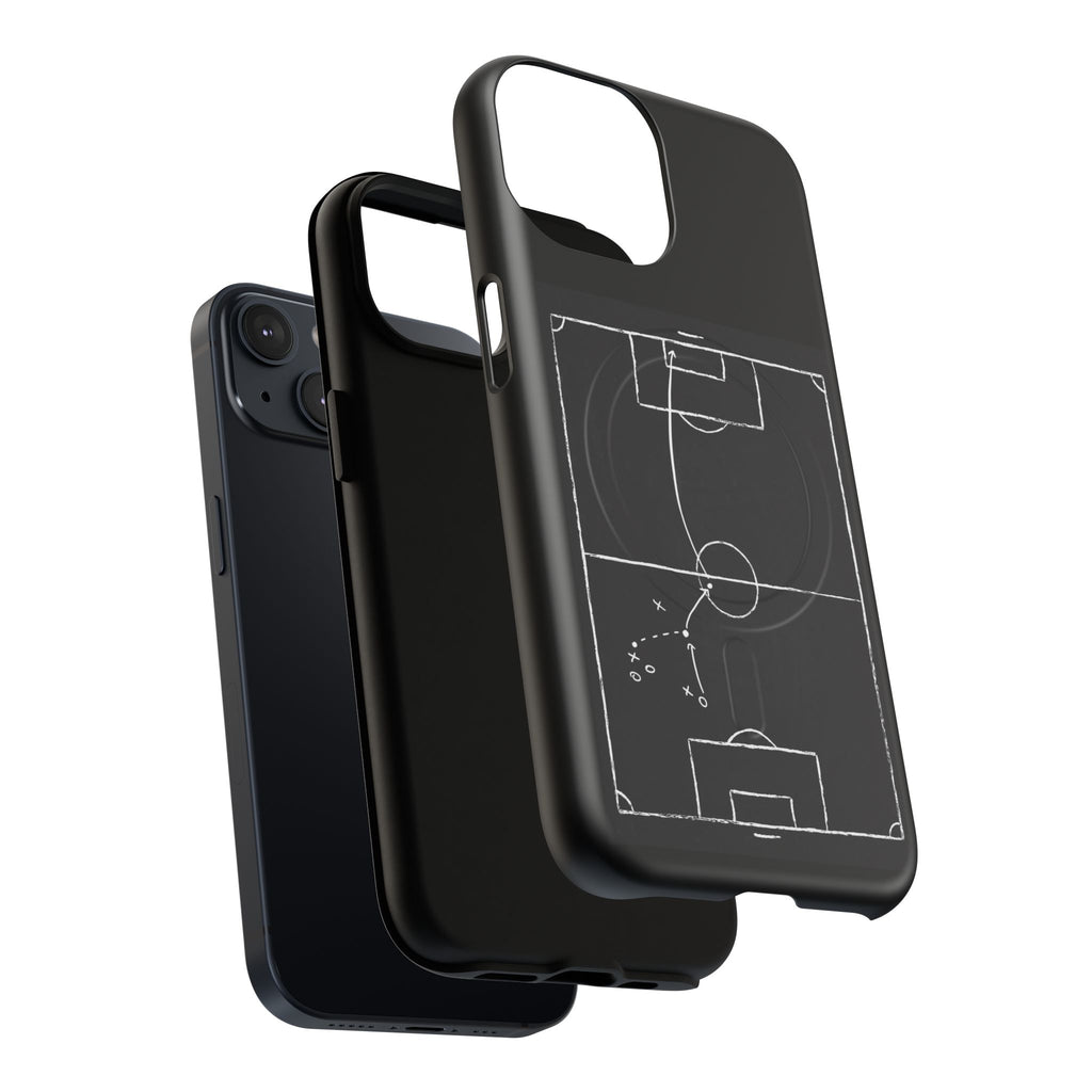 Football Chalkboard Tactics Phone Case —  Magnetic Tough Case