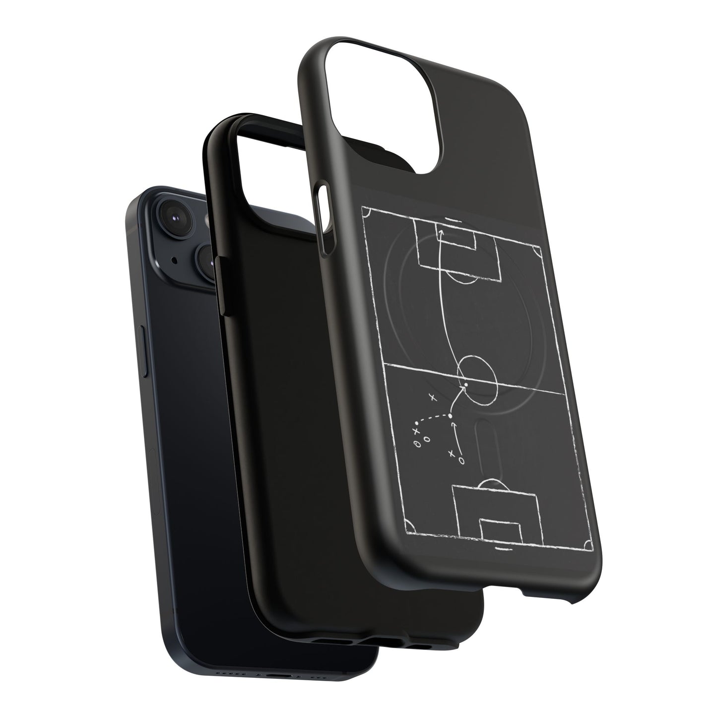 Football Chalkboard Tactics Phone Case —  Magnetic Tough Case