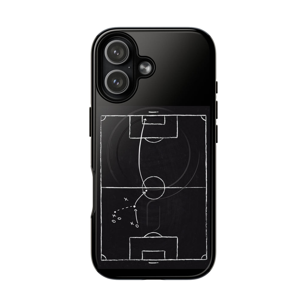 Football Chalkboard Tactics Phone Case —  Magnetic Tough Case