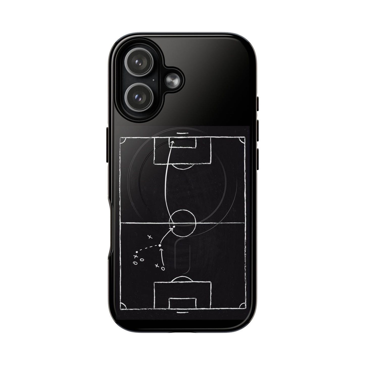 Football Chalkboard Tactics Phone Case —  Magnetic Tough Case