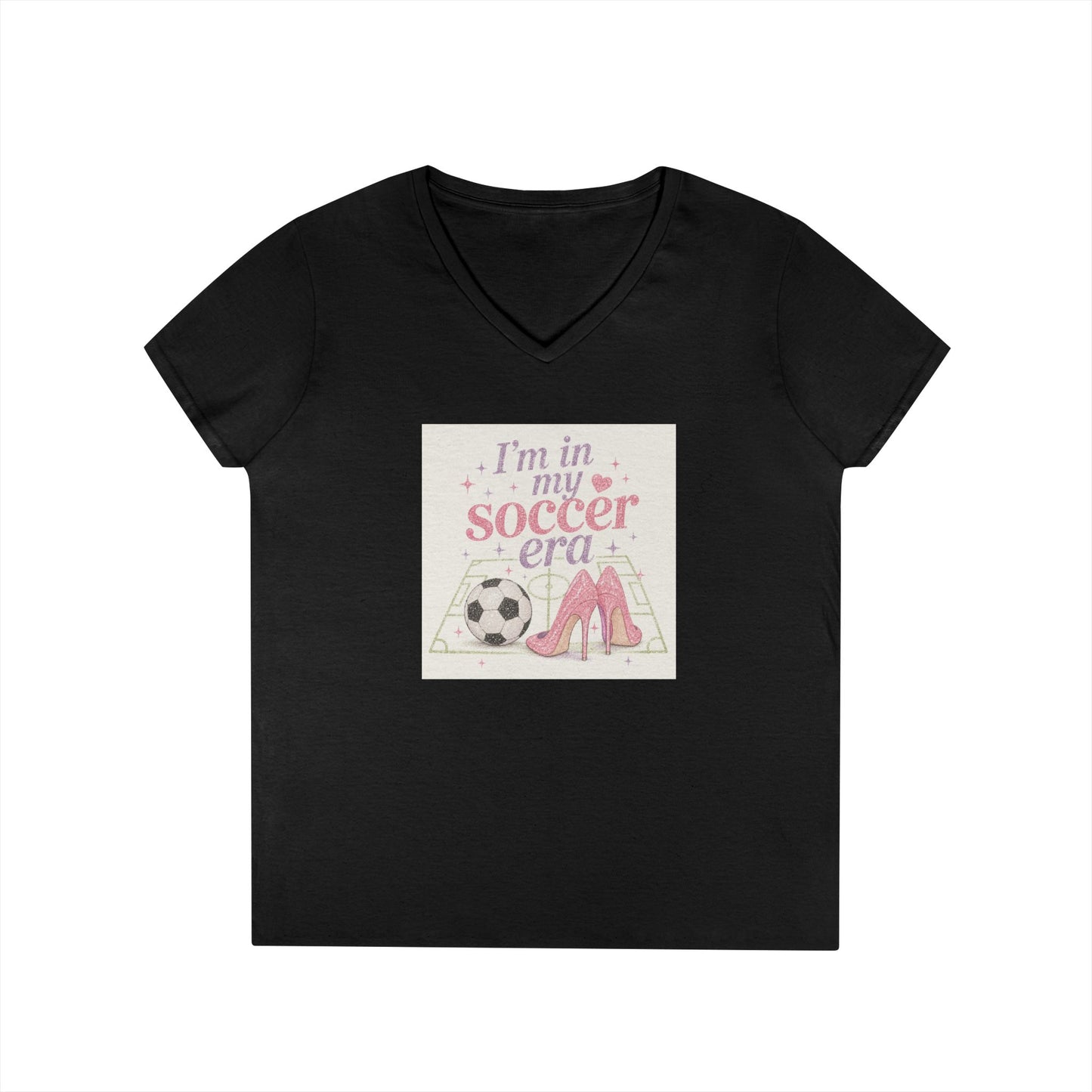 I'm in My Soccer Era V-Neck Tee