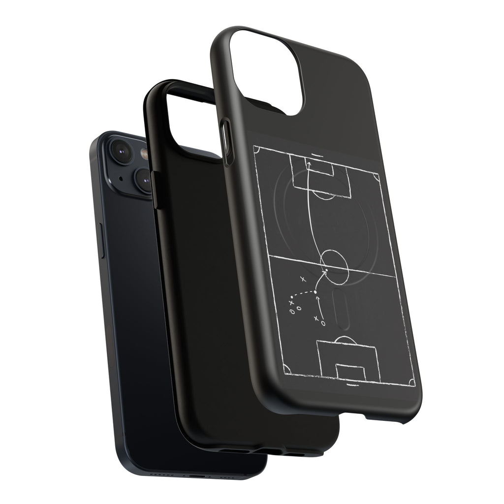Football Chalkboard Tactics Phone Case —  Magnetic Tough Case