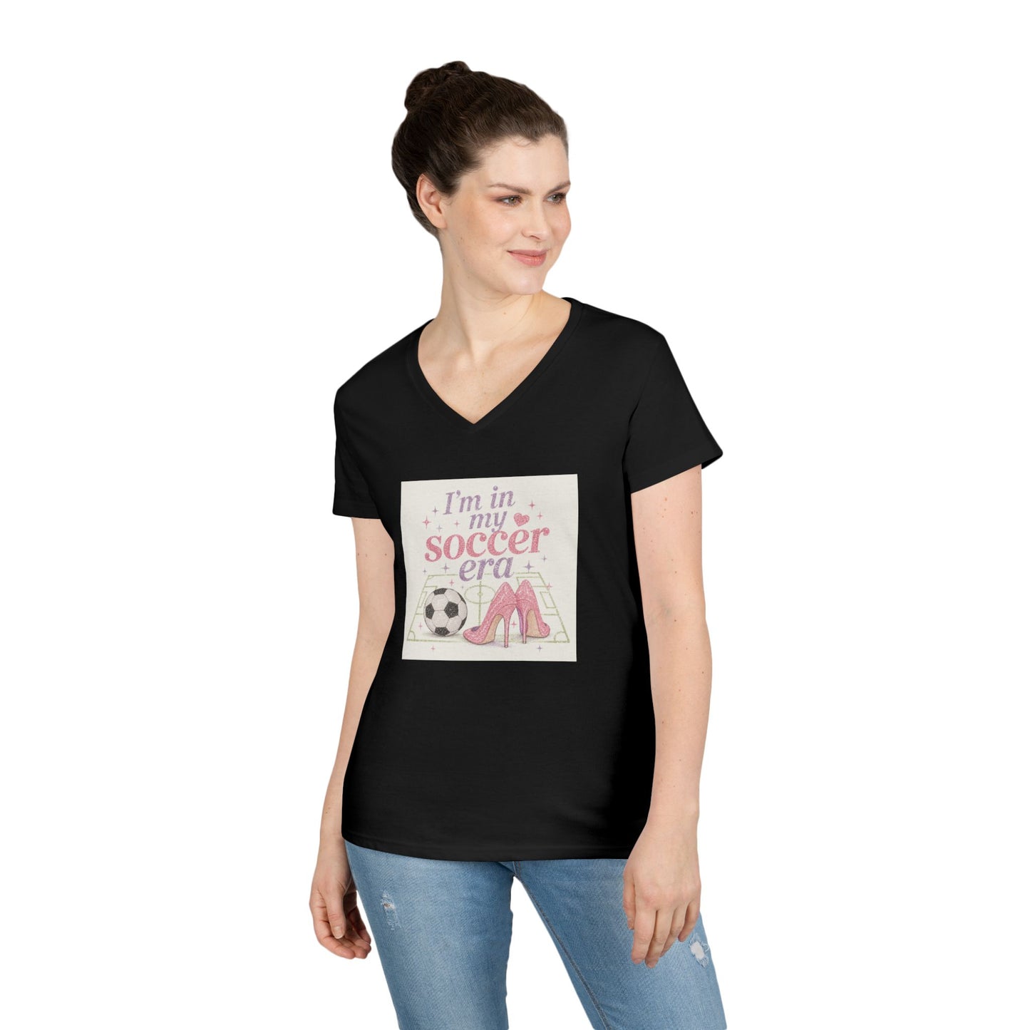 I'm in My Soccer Era V-Neck Tee